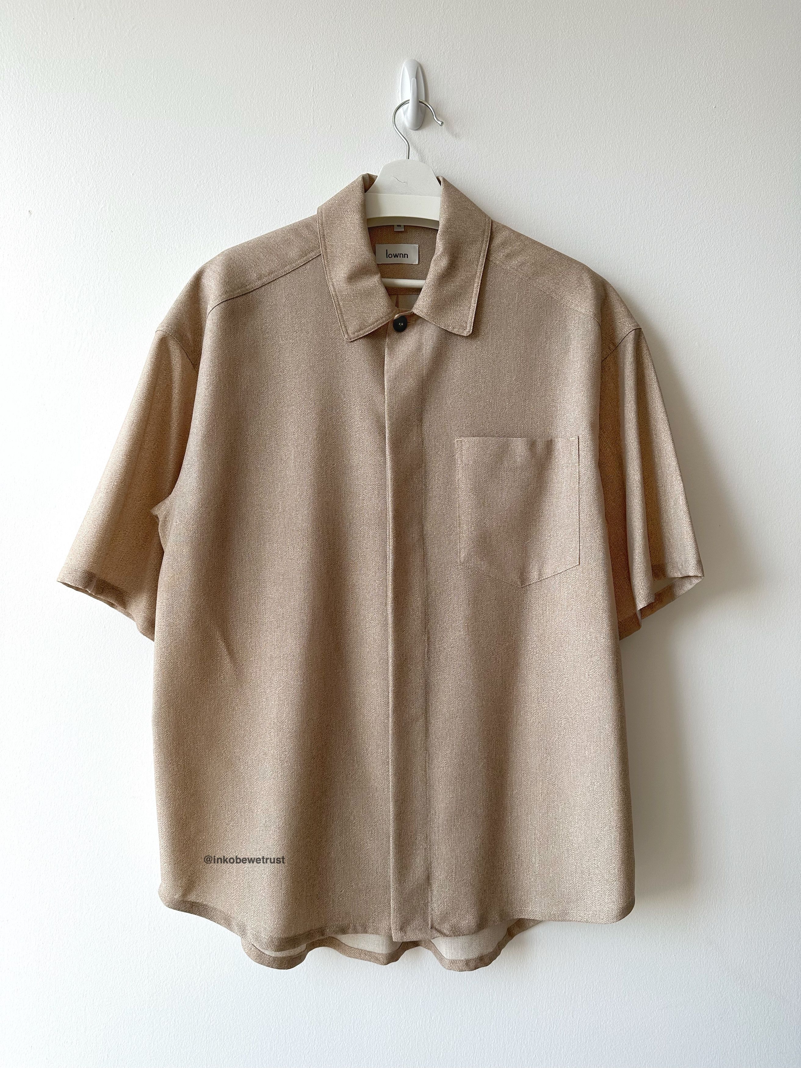 Lownn BEIGE MINIMAL SHIRT Size US S / EU 44-46 / 1 - 1 Thumbnail