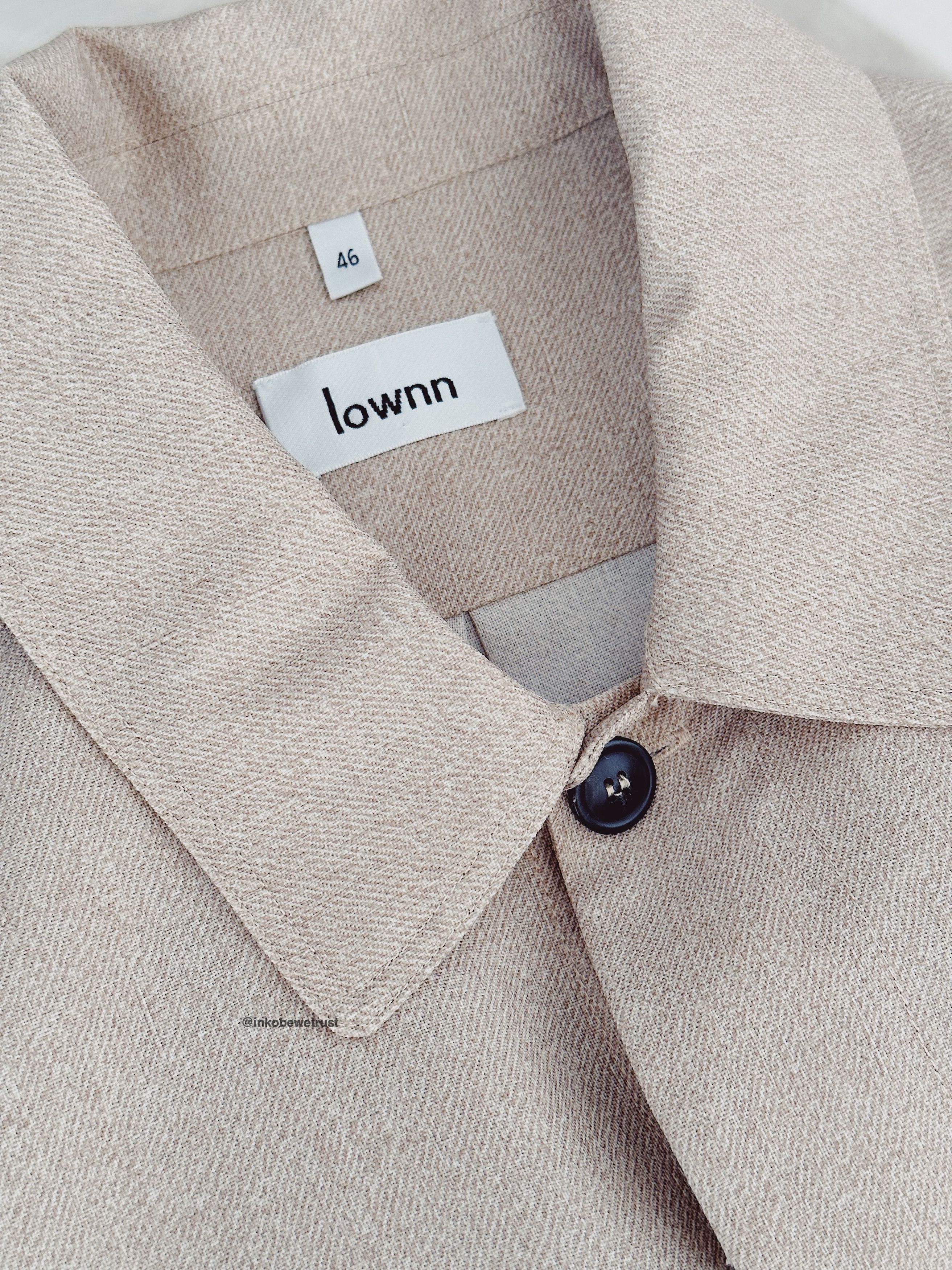 Lownn BEIGE MINIMAL SHIRT Size US S / EU 44-46 / 1 - 7 Thumbnail