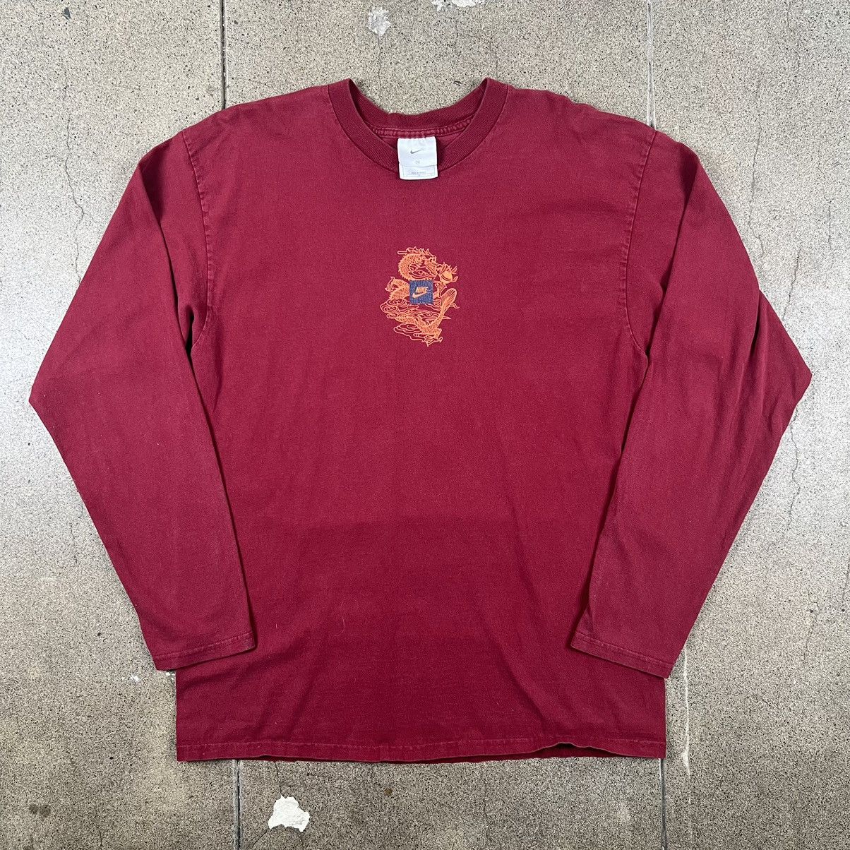 Nike Y2K Nike dragon long sleeve just do it shirt Size US M / EU 48-50 / 2 - 3 Thumbnail