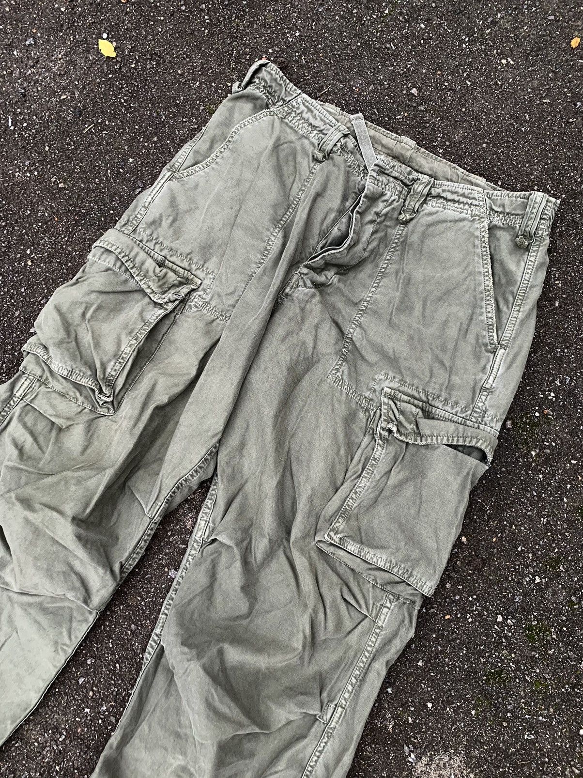 Japanese Brand Vintage Japan Rags cargo zip baggy pocket pants Size US 36 / EU 52 - 5 Thumbnail
