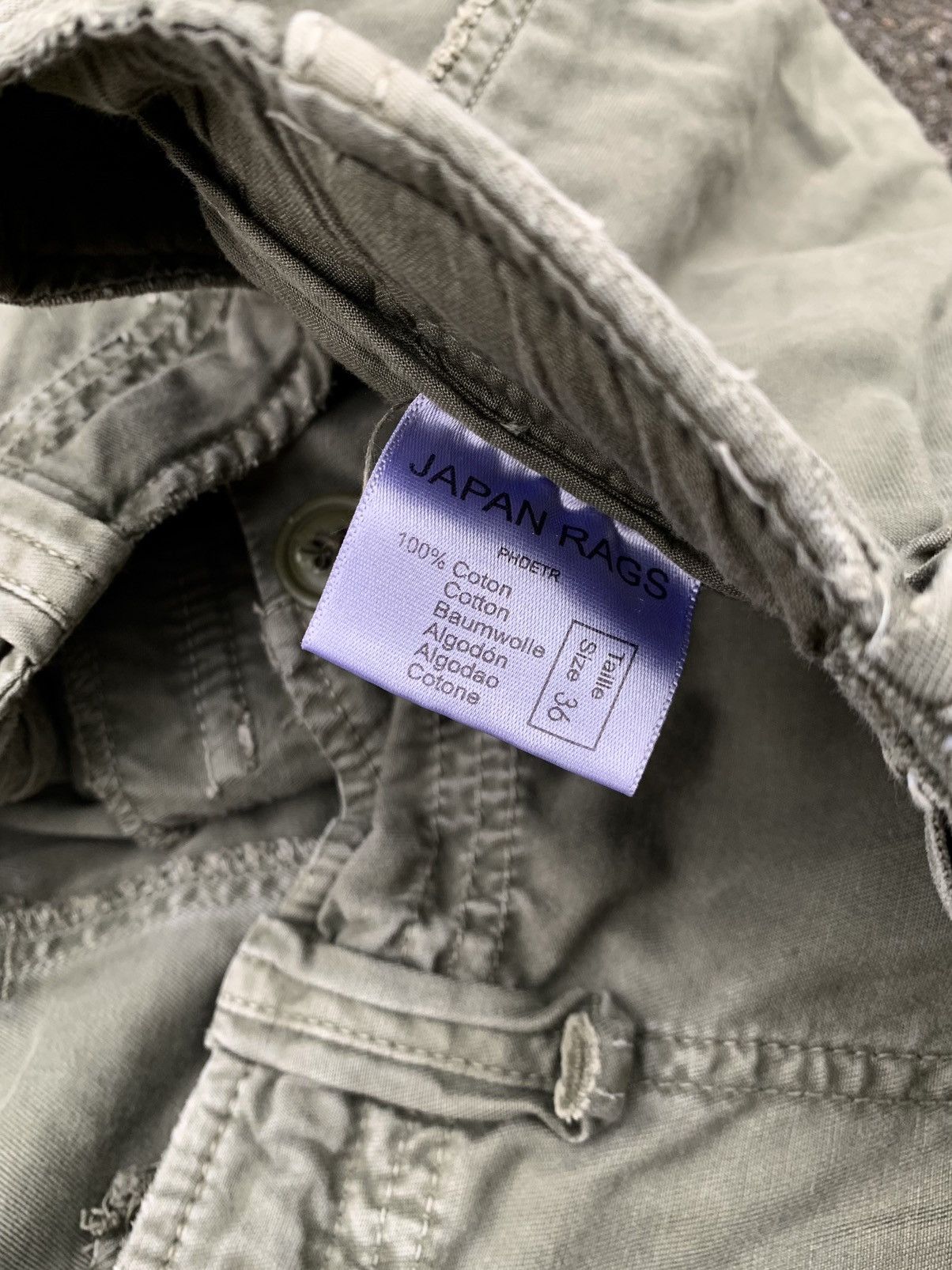 Japanese Brand Vintage Japan Rags cargo zip baggy pocket pants Size US 36 / EU 52 - 11 Thumbnail