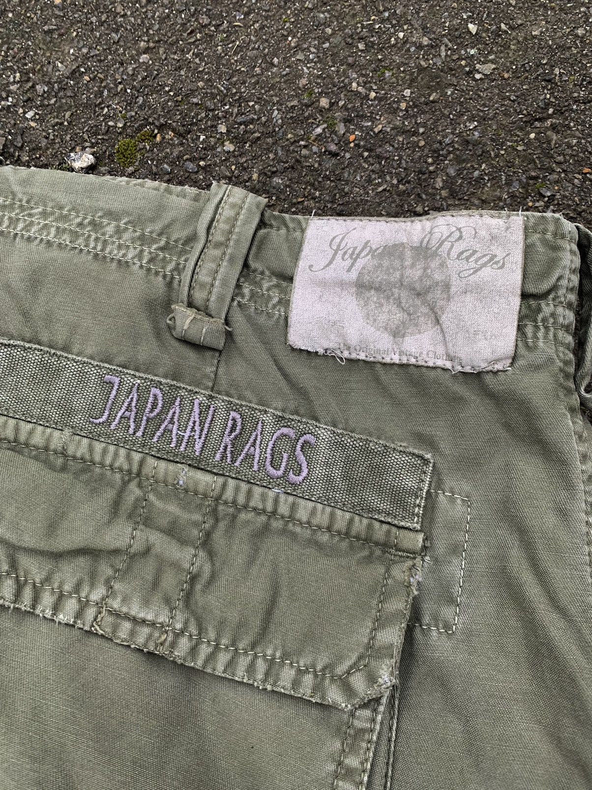 Japanese Brand Vintage Japan Rags cargo zip baggy pocket pants Size US 36 / EU 52 - 10 Thumbnail
