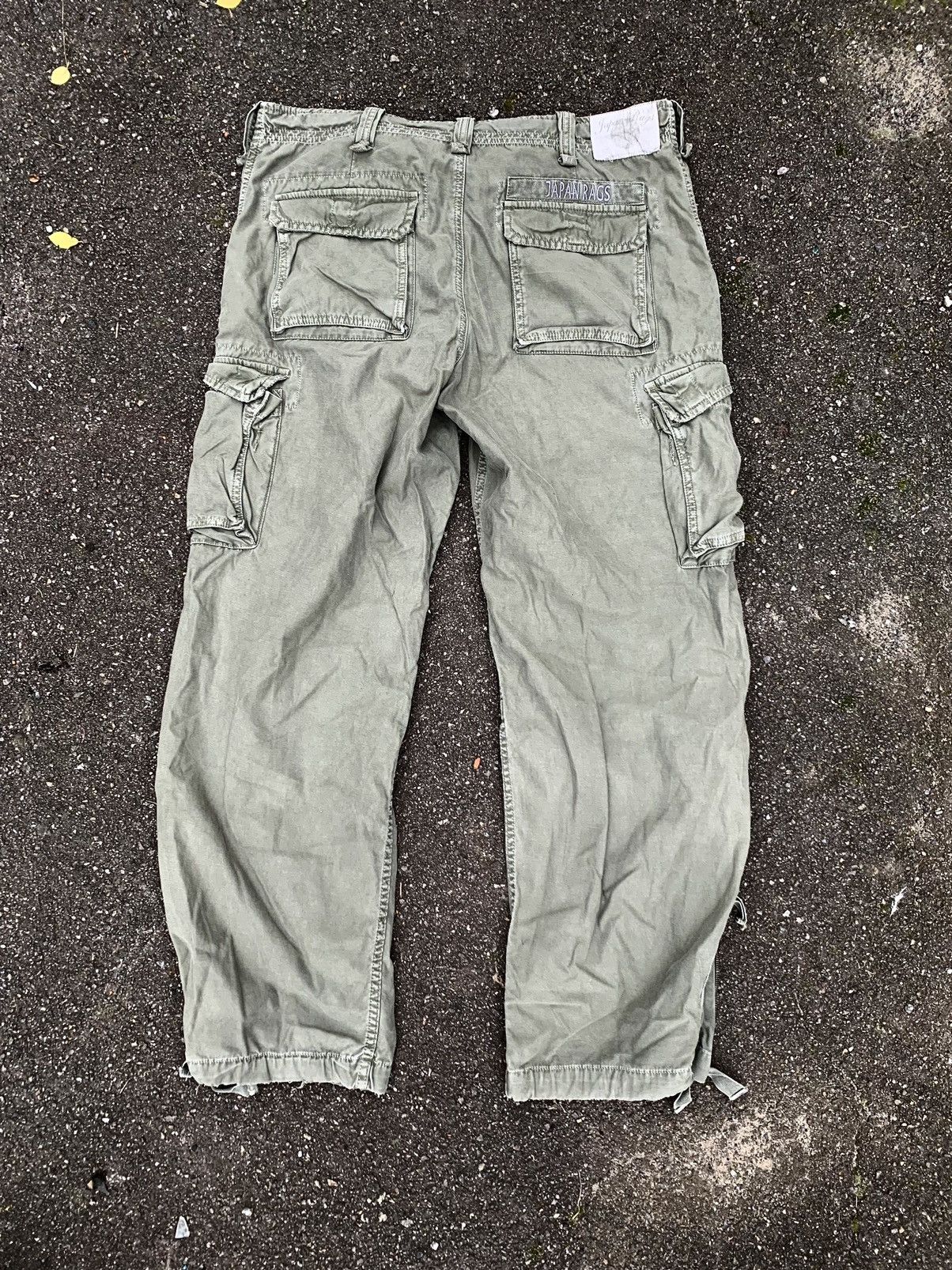 Japanese Brand Vintage Japan Rags cargo zip baggy pocket pants Size US 36 / EU 52 - 6 Thumbnail