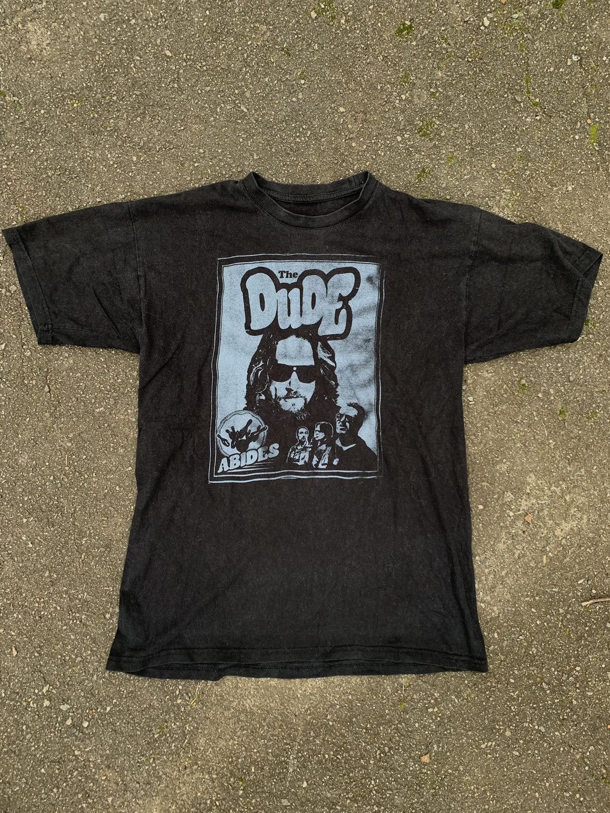 Other The Dude big lebowski black print tee t-shirt vintage Size US M / EU 48-50 / 2 - 3 Thumbnail