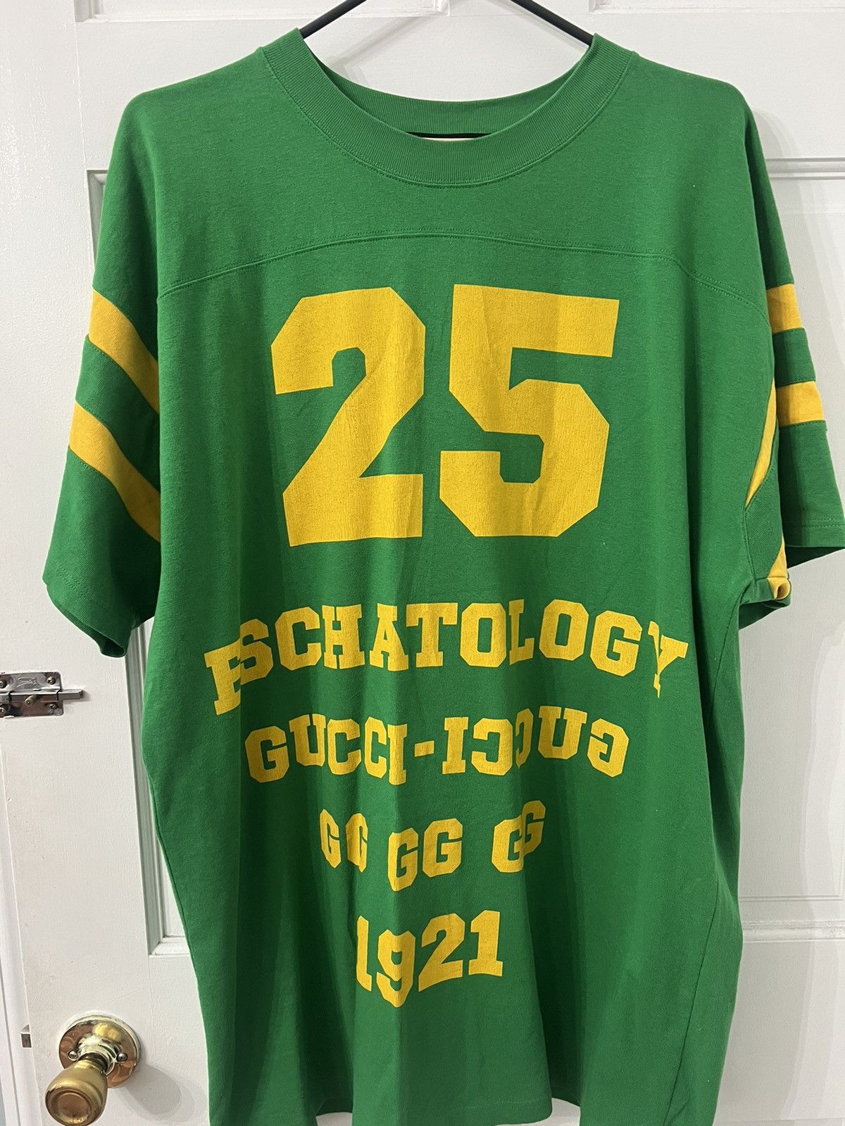 image of Gucci Football T in Green, Men's (Size Medium)