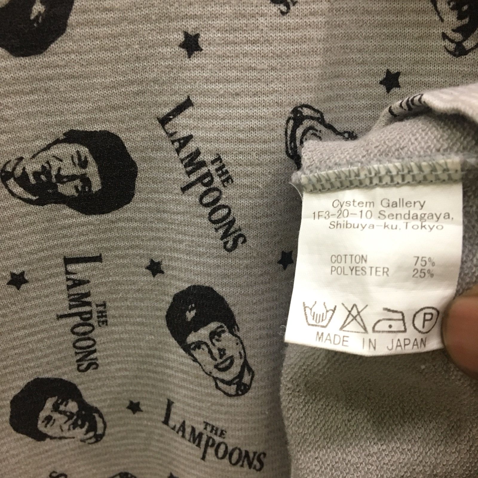 Vintage The Lampoon Long Sleeve full print Nice Design Made in Japan Size US S / EU 44-46 / 1 - 6 Thumbnail