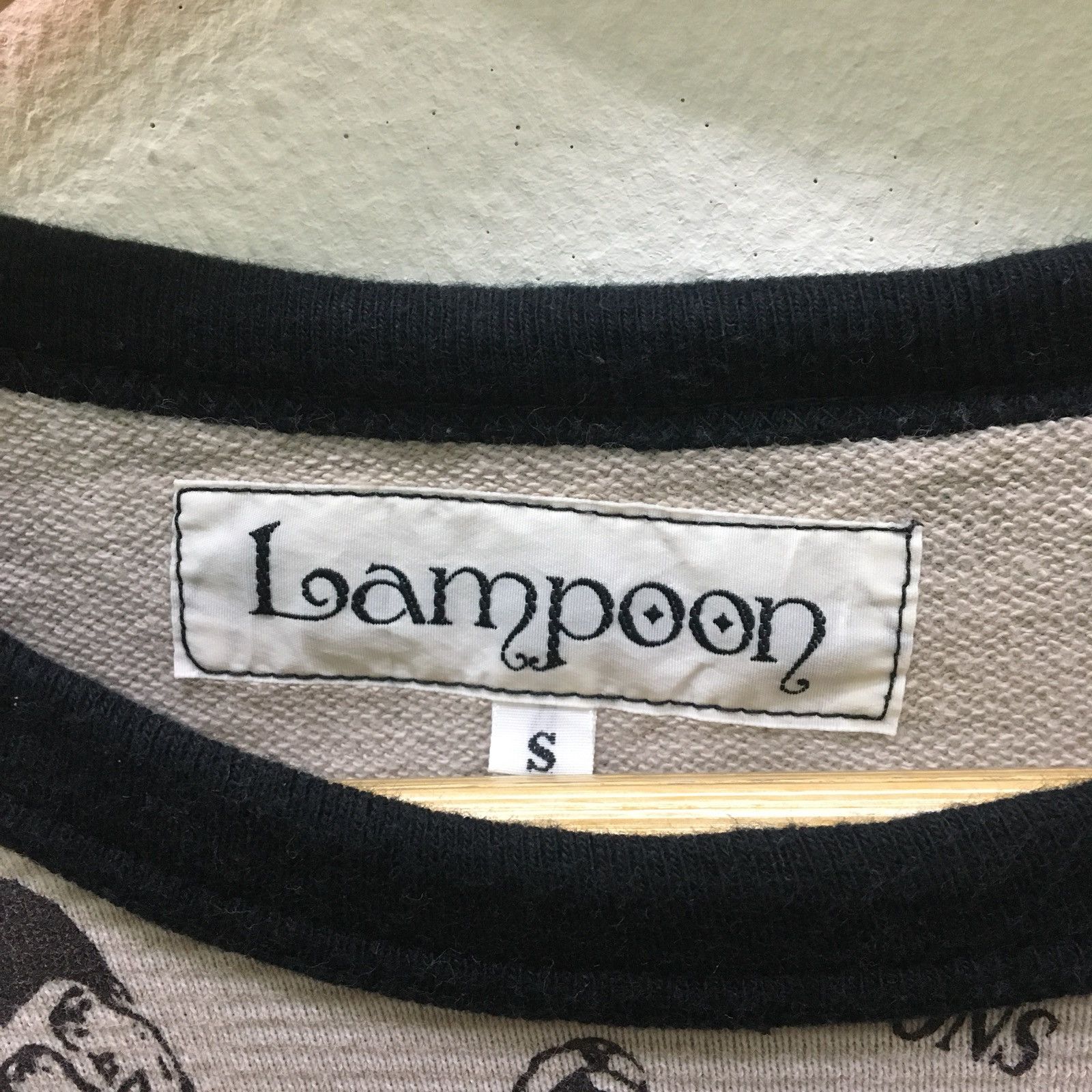 Vintage The Lampoon Long Sleeve full print Nice Design Made in Japan Size US S / EU 44-46 / 1 - 5 Thumbnail