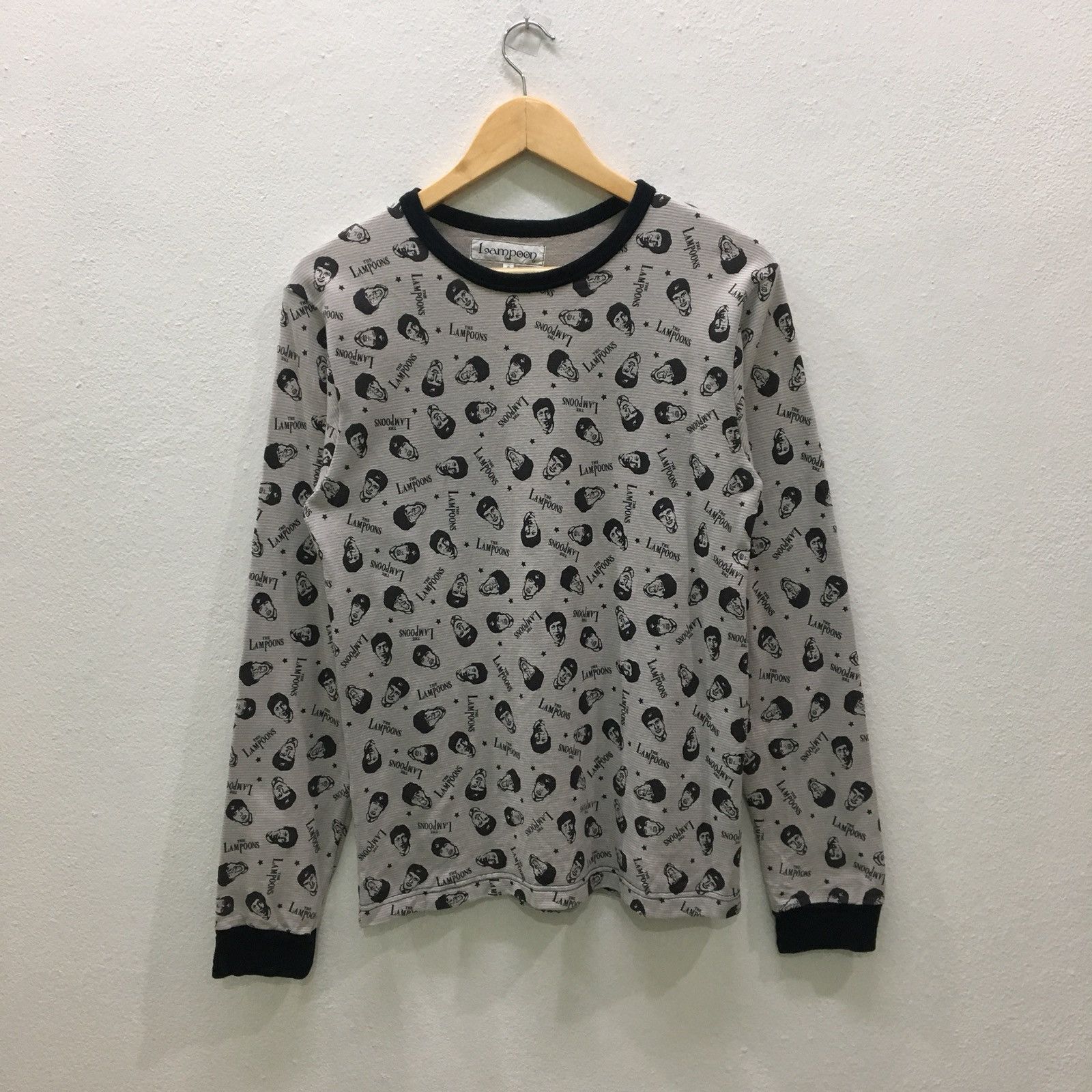 Vintage The Lampoon Long Sleeve full print Nice Design Made in Japan Size US S / EU 44-46 / 1 - 1 Thumbnail