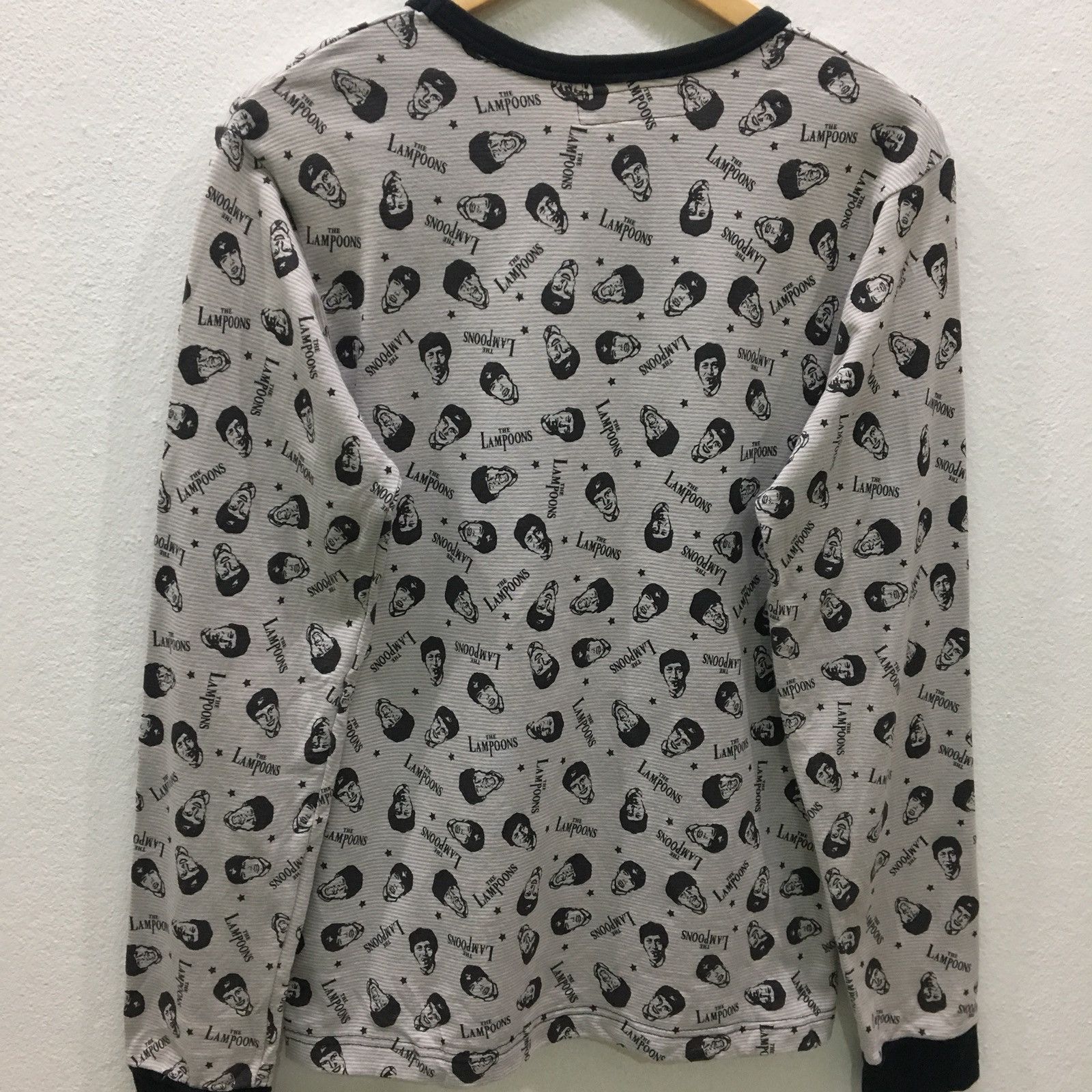 Vintage The Lampoon Long Sleeve full print Nice Design Made in Japan Size US S / EU 44-46 / 1 - 7 Thumbnail