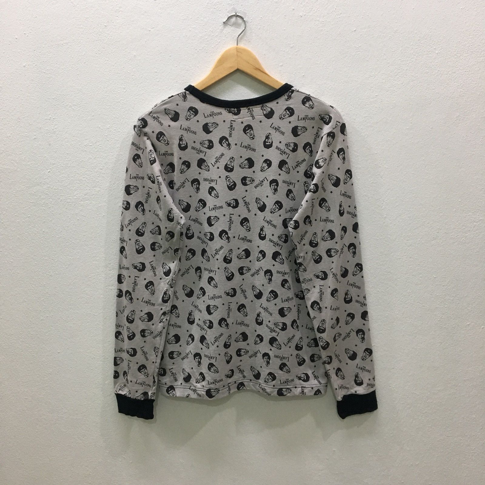 Vintage The Lampoon Long Sleeve full print Nice Design Made in Japan Size US S / EU 44-46 / 1 - 2 Thumbnail