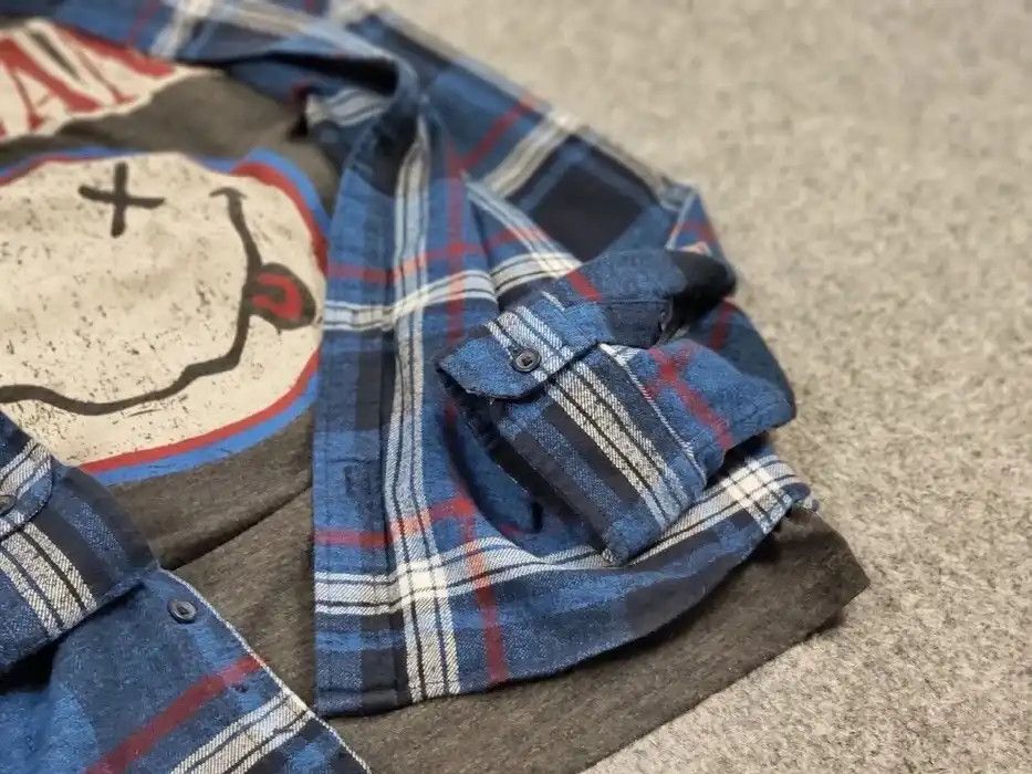 Flannel Vintage Flannel Shirt Travis Scott Style Streetwear Hype Size US L / EU 52-54 / 3 - 8 Thumbnail
