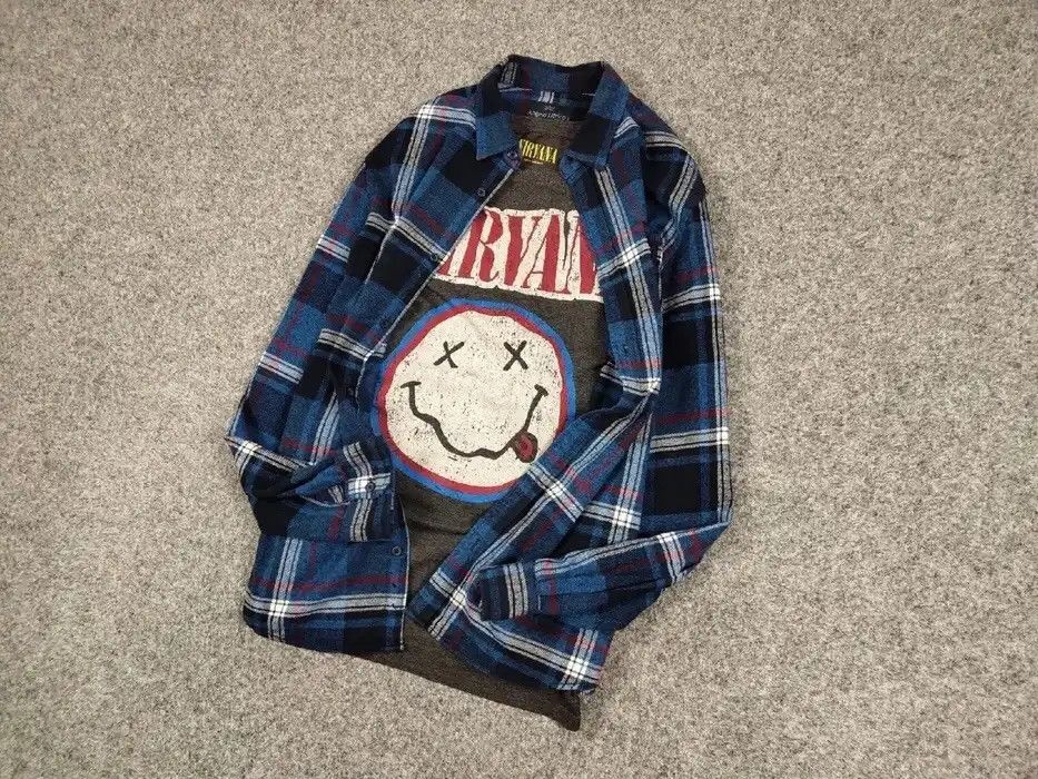 Flannel Vintage Flannel Shirt Travis Scott Style Streetwear Hype Size US L / EU 52-54 / 3 - 4 Thumbnail