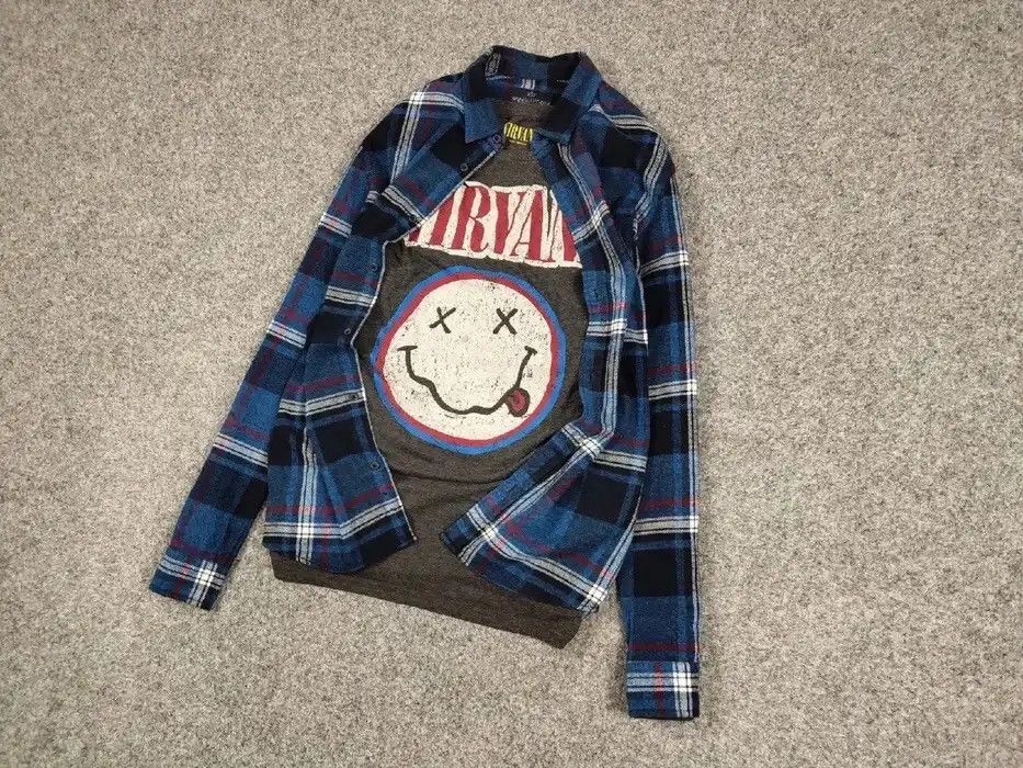 Flannel Vintage Flannel Shirt Travis Scott Style Streetwear Hype Size US L / EU 52-54 / 3 - 2 Thumbnail