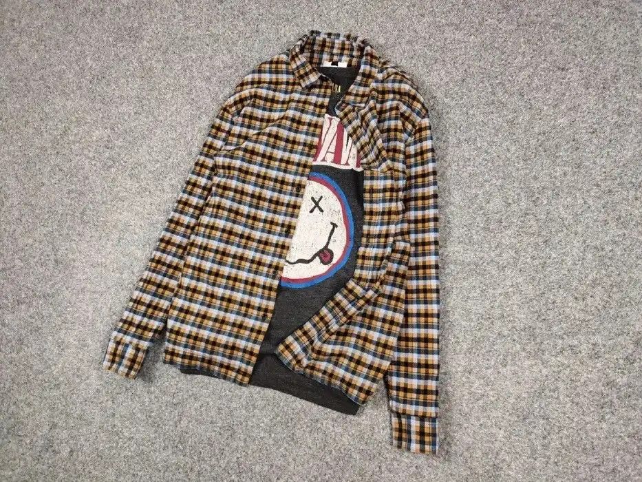Flannel VTG needles Scott Style Y2K Flannel Shirt checkered Kapital Size US XL / EU 56 / 4 - 4 Thumbnail