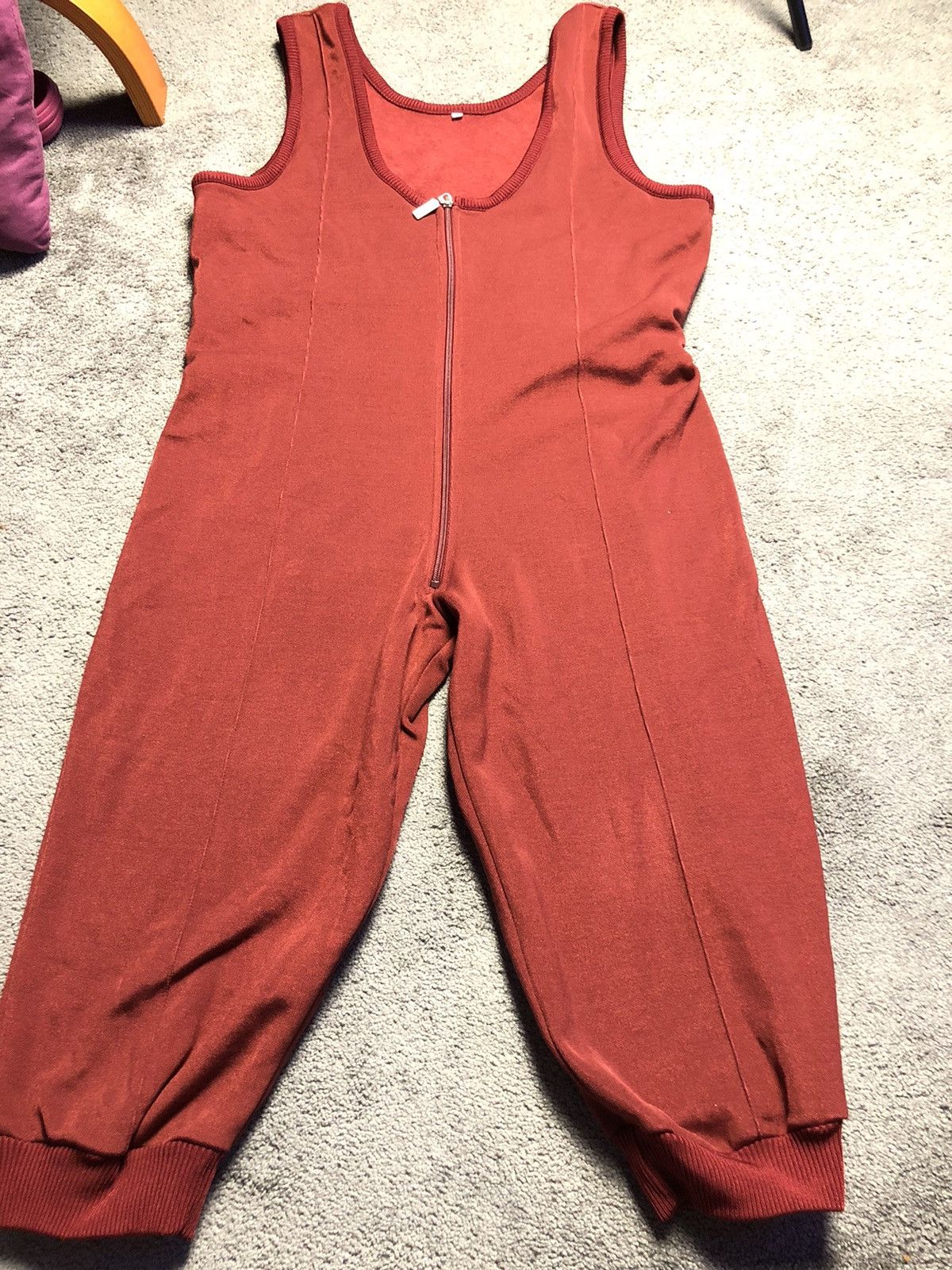 Japanese Brand × Vintage yohji yamamoto inspired jumpsuit overall coveralls zip sweat Size 36" / US 14 / IT 50 - 1 Thumbnail