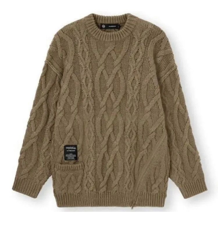 Undercover × GU Oversizing Cable Sweater