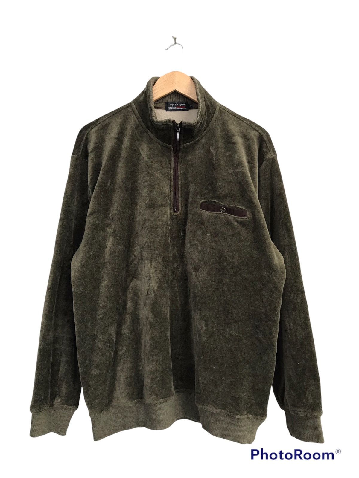 Kansai Yamamoto Up To You Half Zipper Sweater