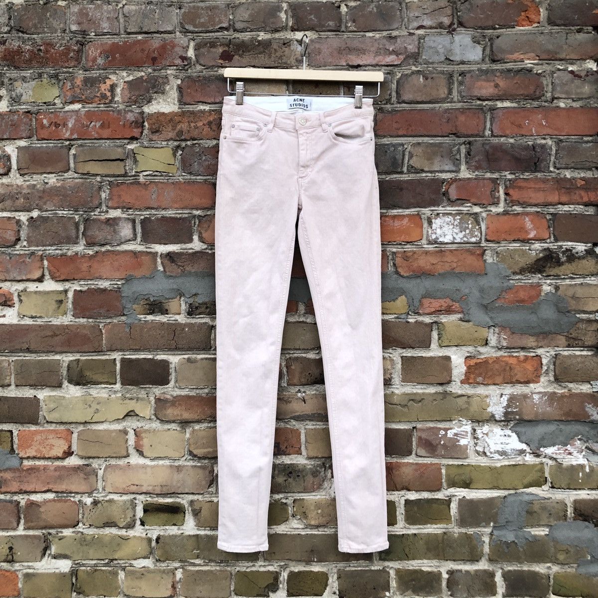Acne Studios Acne Studios Pink Skinny Jeans 28 x 34 Denim Rare Size 28" / US 6 / IT 42 - 5 Thumbnail