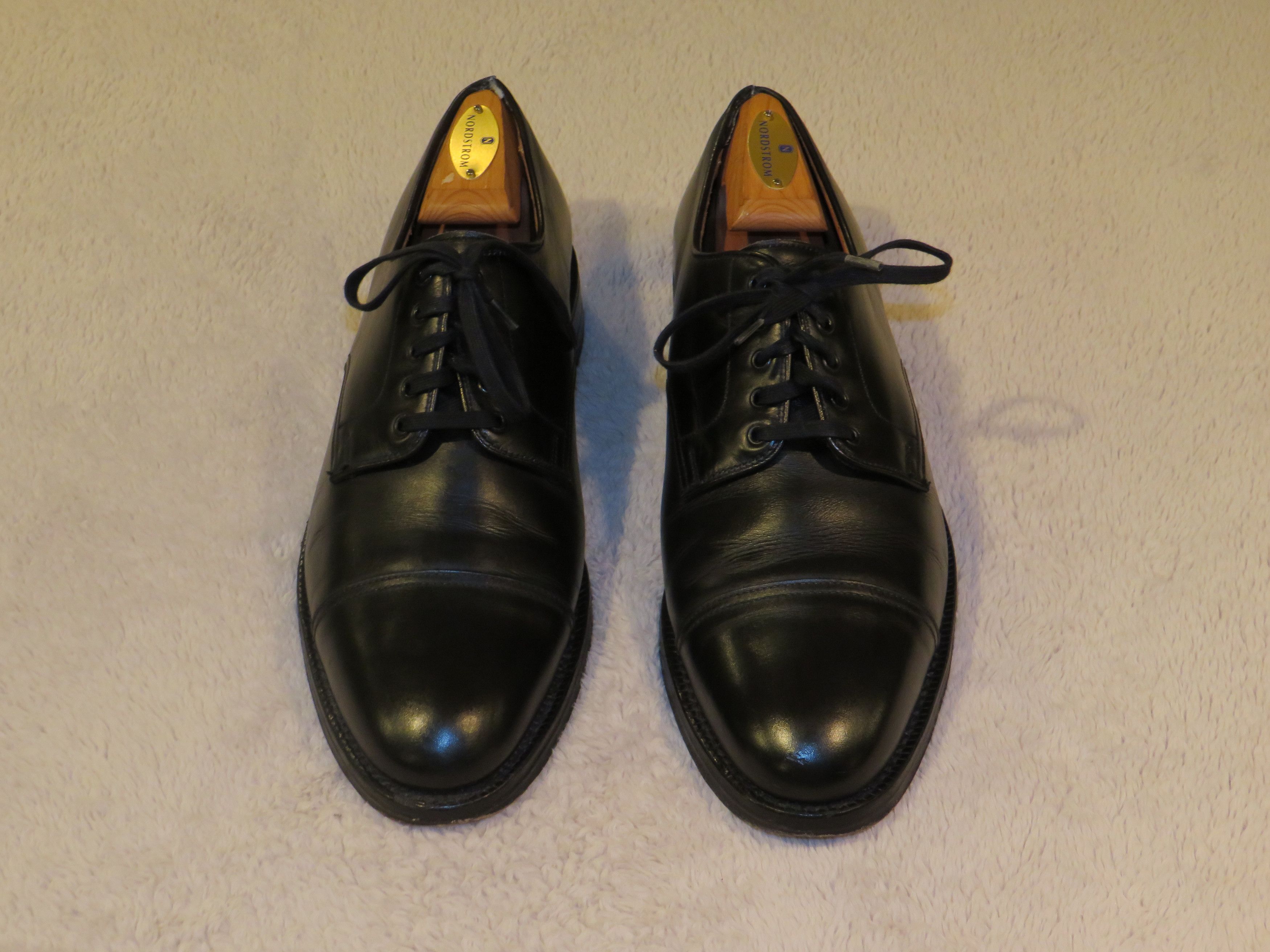 Crockett & Jones Newgate Black Calf Leather Straight Tip Oxford US 11.5B Crockett & Jones Westgate Black Leather Long Wing Oxfords US  main image 4
