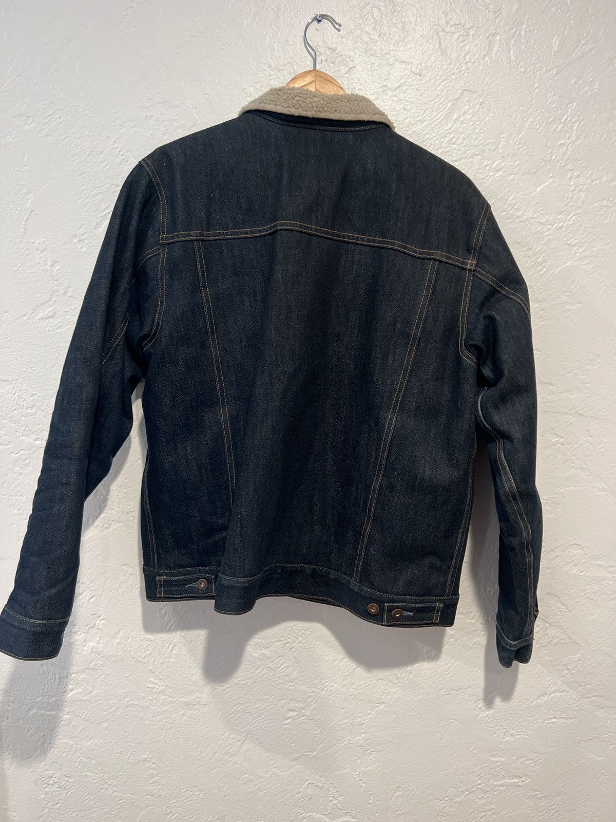 Tellason Tellason Sherpa L/XL Denim Trucker Jacket, Made in USA Size US XL / EU 56 / 4 - 2 Thumbnail