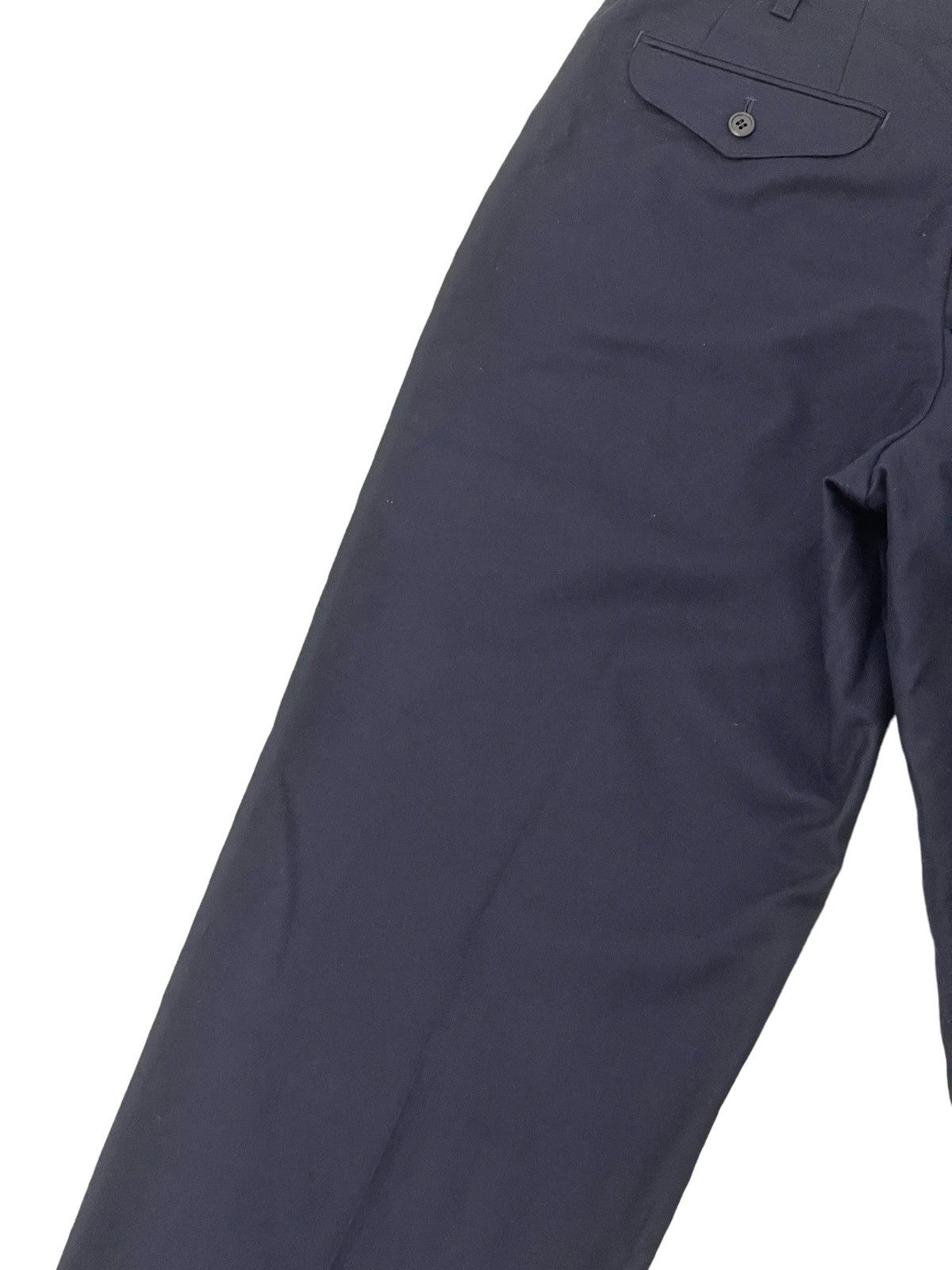Yohji Yamamoto Yohji Yamamoto Wool Wide Trouser Central Railway Jpn 2🟦3 Size US 31 - 17 Thumbnail
