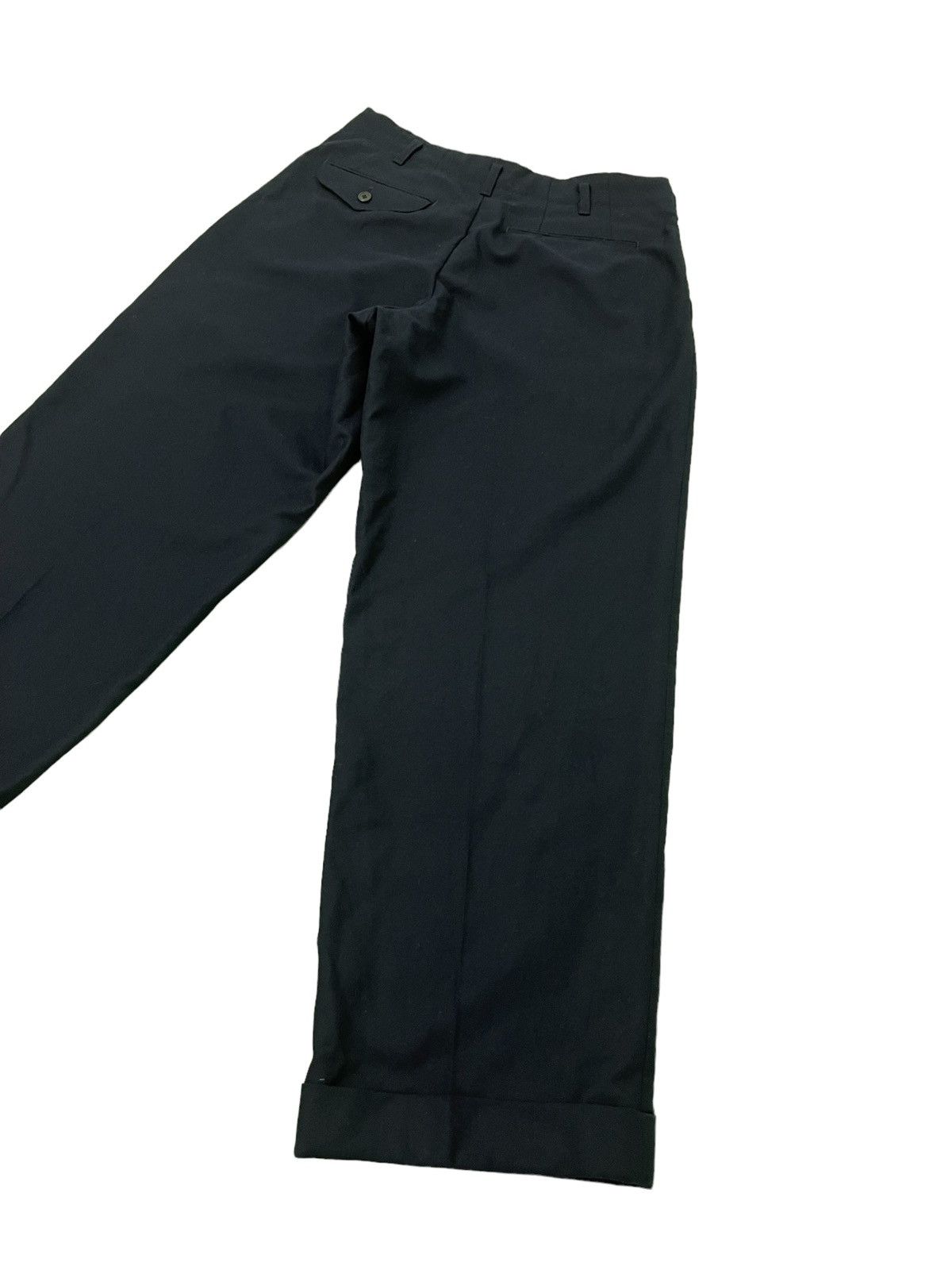 Yohji Yamamoto Yohji Yamamoto Wool Wide Trouser Central Railway Jpn 2🟦3 Size US 31 - 13 Thumbnail