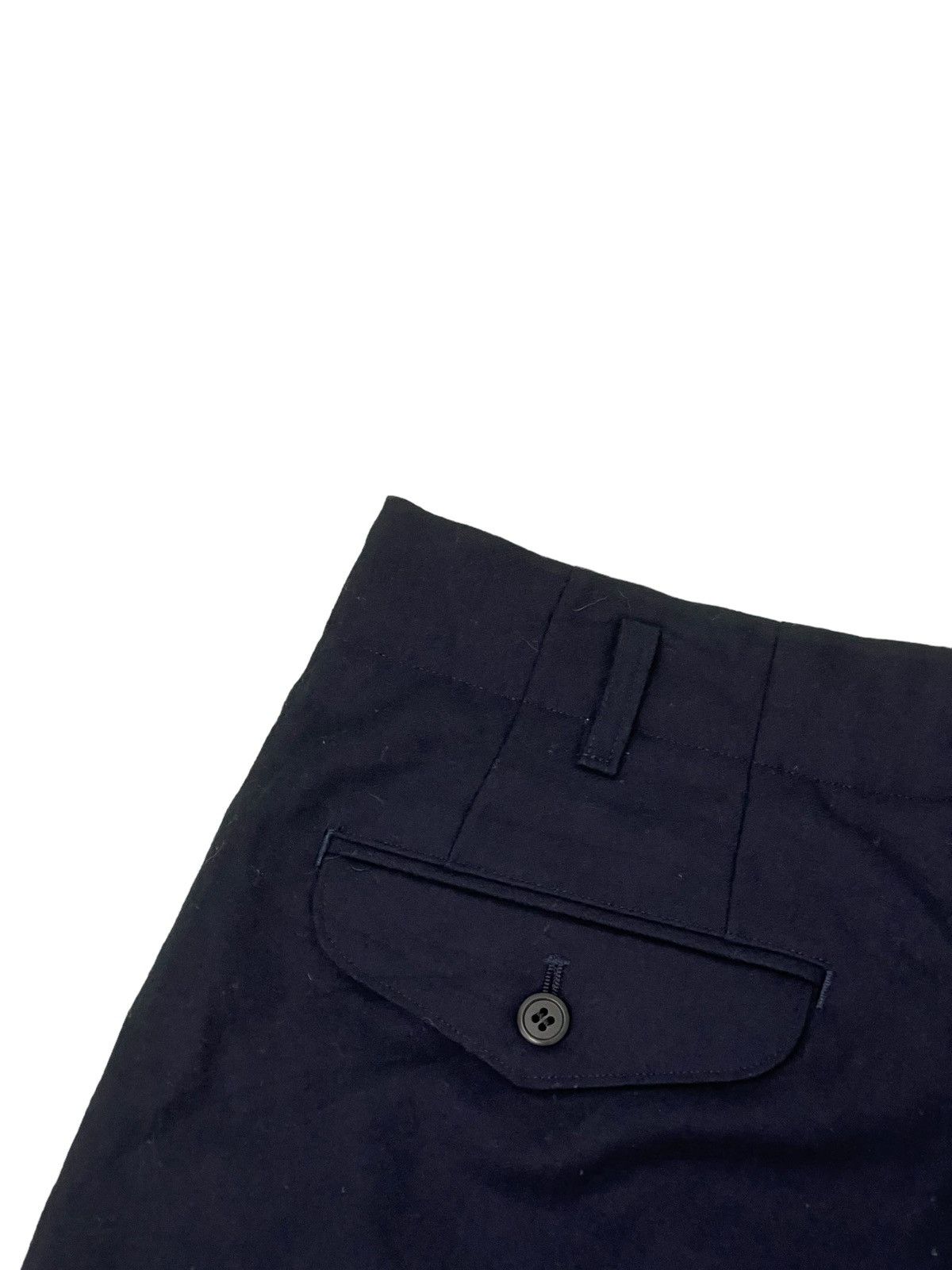 Yohji Yamamoto Yohji Yamamoto Wool Wide Trouser Central Railway Jpn 2🟦3 Size US 31 - 19 Thumbnail