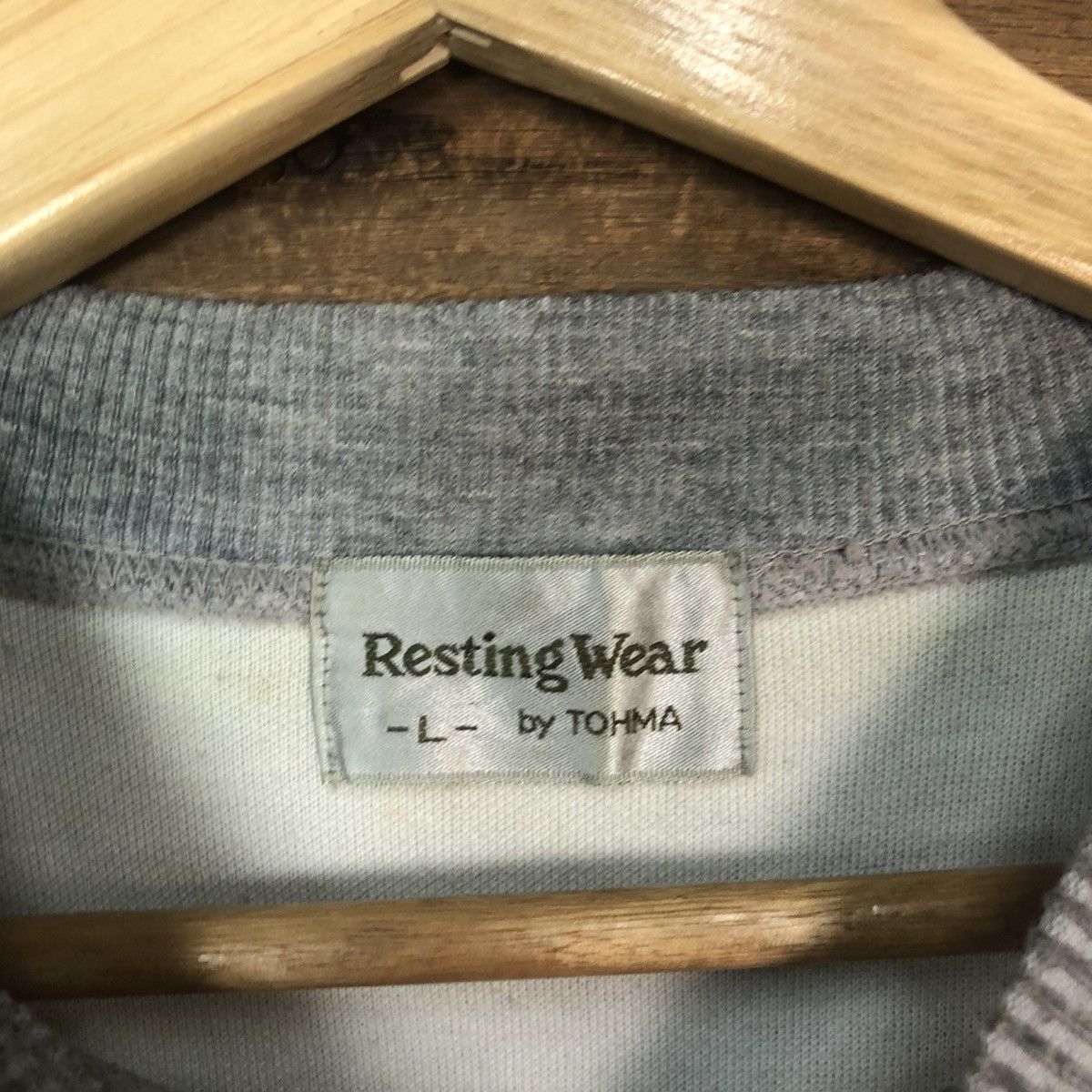 Japanese Brand Resting Wear Grey Sweatshirt #5992 Size US L / EU 52-54 / 3 - 8 Thumbnail