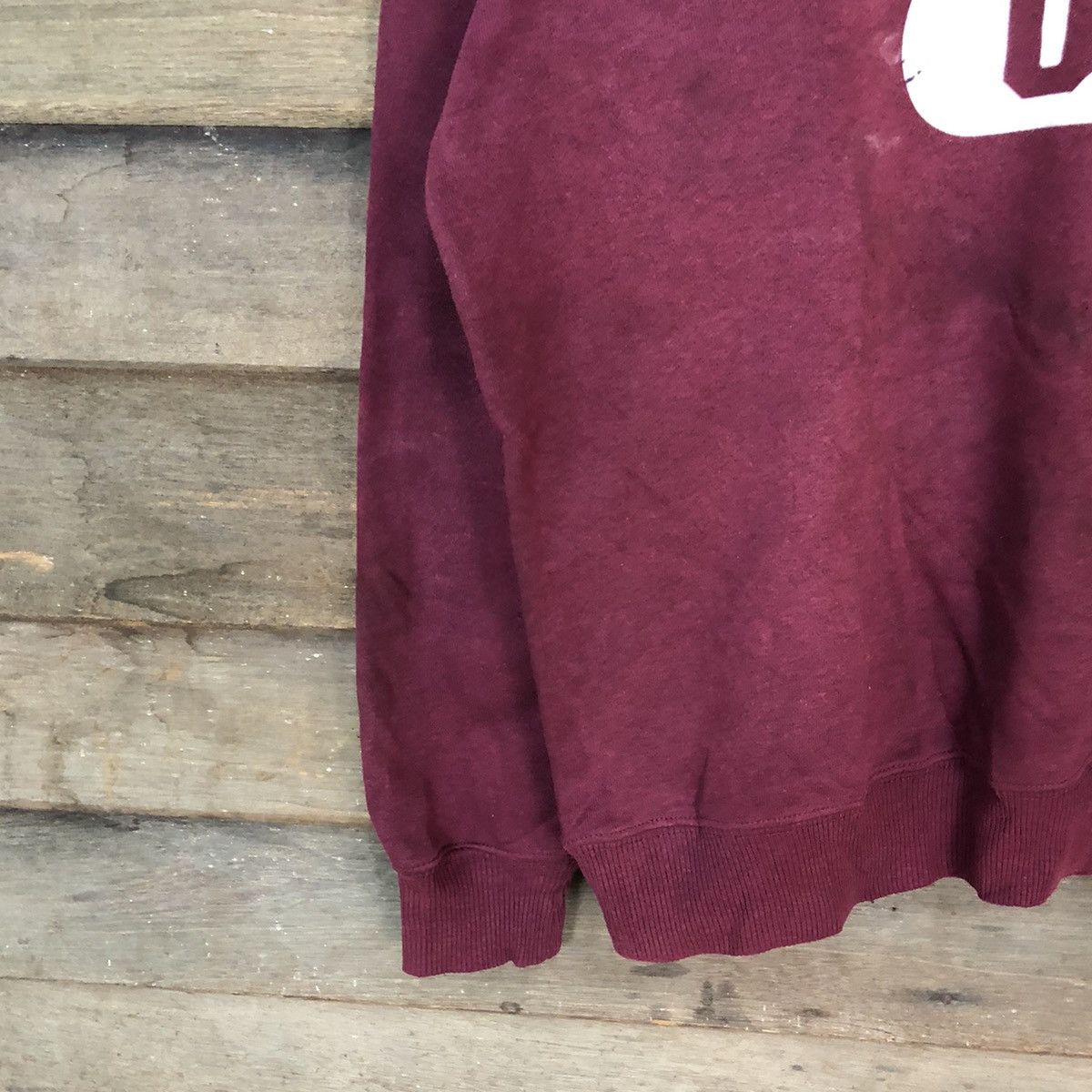 Hanes × Vintage Hanes U.S.A vintage Maroon Sweatshirt #5989 Size US L / EU 52-54 / 3 - 4 Thumbnail