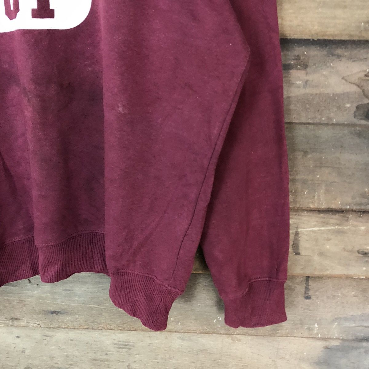 Hanes × Vintage Hanes U.S.A vintage Maroon Sweatshirt #5989 Size US L / EU 52-54 / 3 - 5 Thumbnail