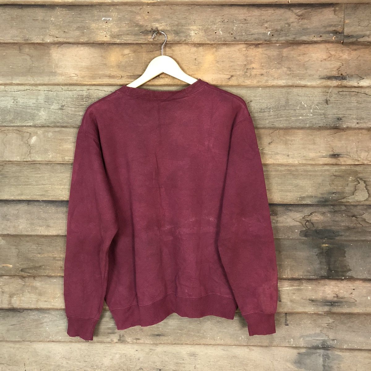 Hanes × Vintage Hanes U.S.A vintage Maroon Sweatshirt #5989 Size US L / EU 52-54 / 3 - 11 Thumbnail