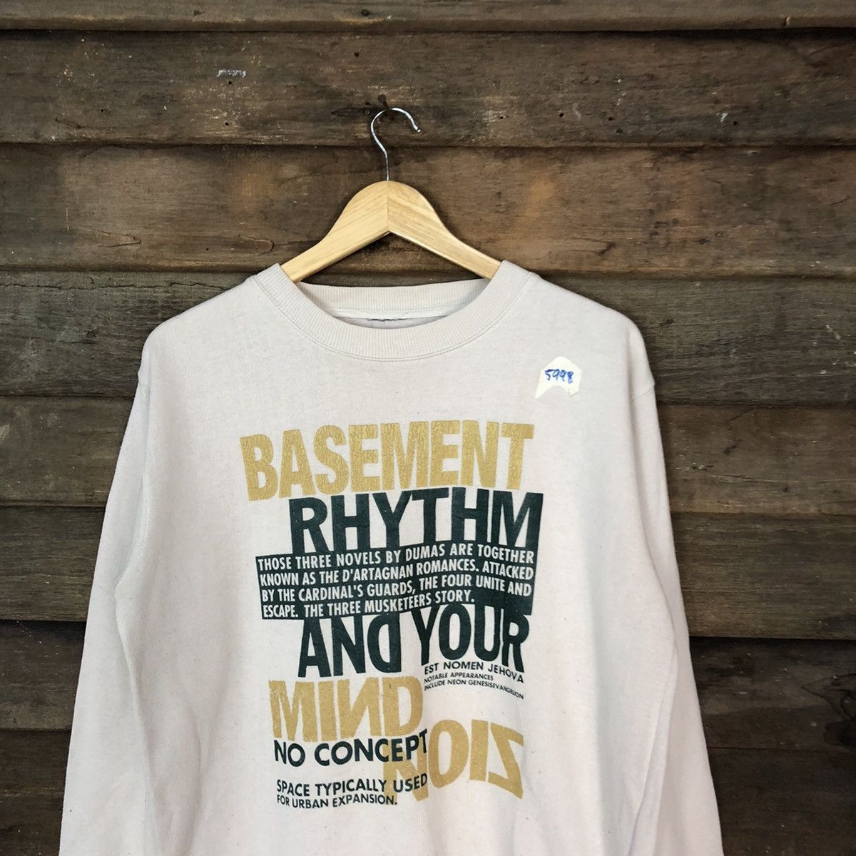 Japanese Brand Japanese Brand vintage Cream Sweatshirt #5998 Size US L / EU 52-54 / 3 - 2 Thumbnail