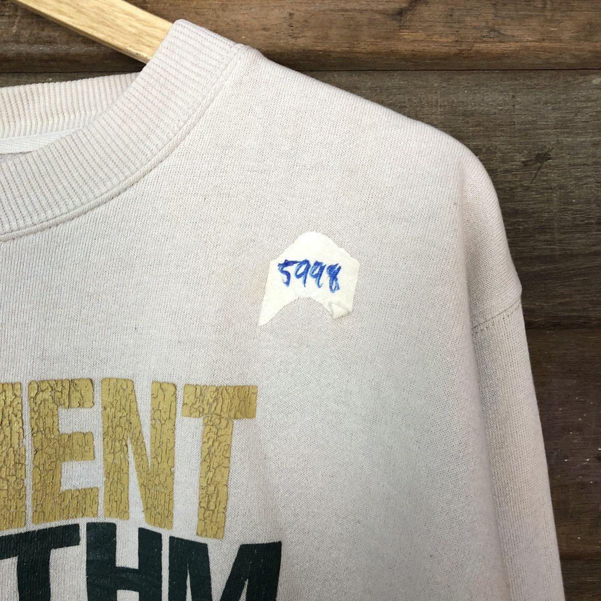 Japanese Brand Japanese Brand vintage Cream Sweatshirt #5998 Size US L / EU 52-54 / 3 - 7 Thumbnail