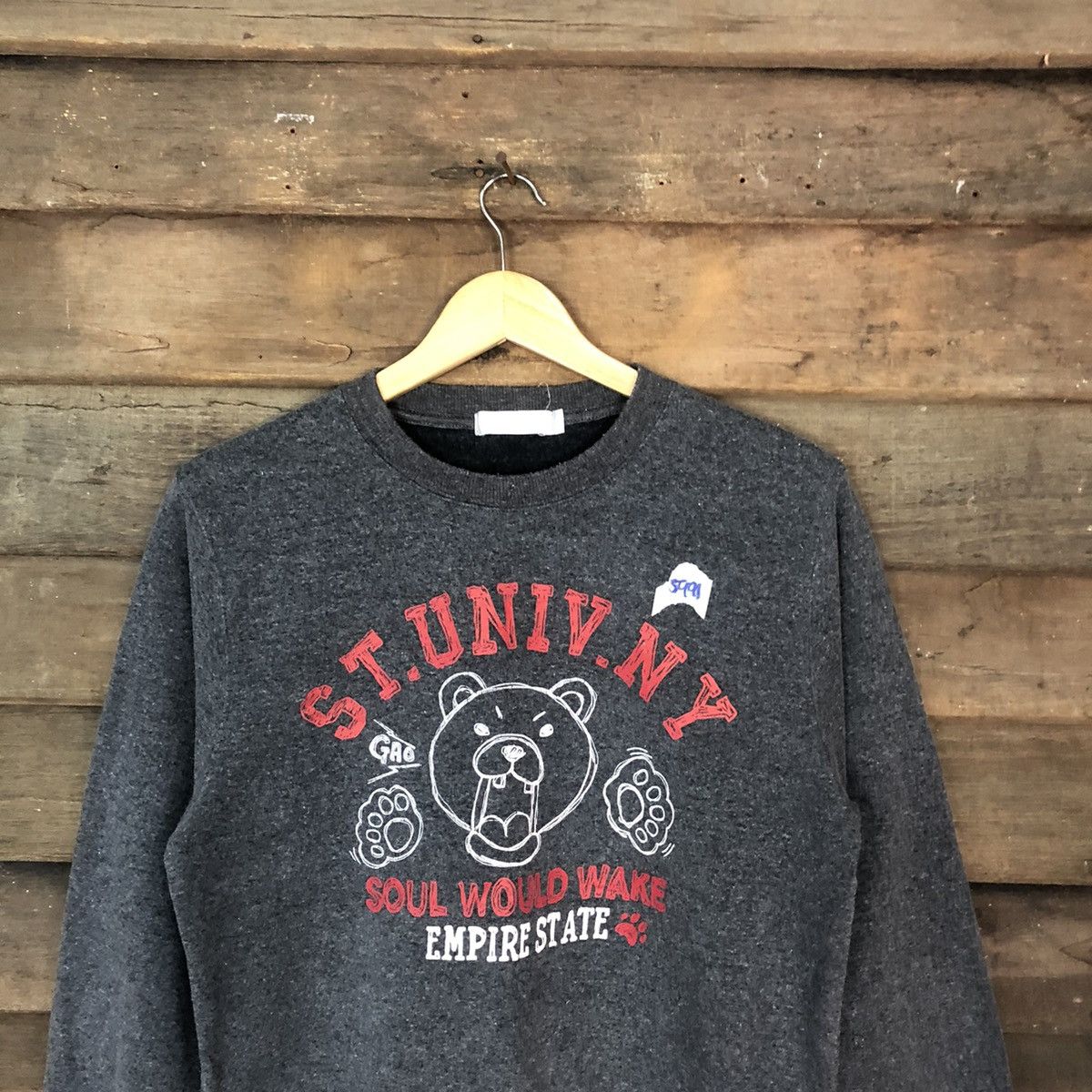 Japanese Brand O.B.L.O japan vintage Grey Sweatshirt #5991 Size M / US 6-8 / IT 42-44 - 2 Thumbnail