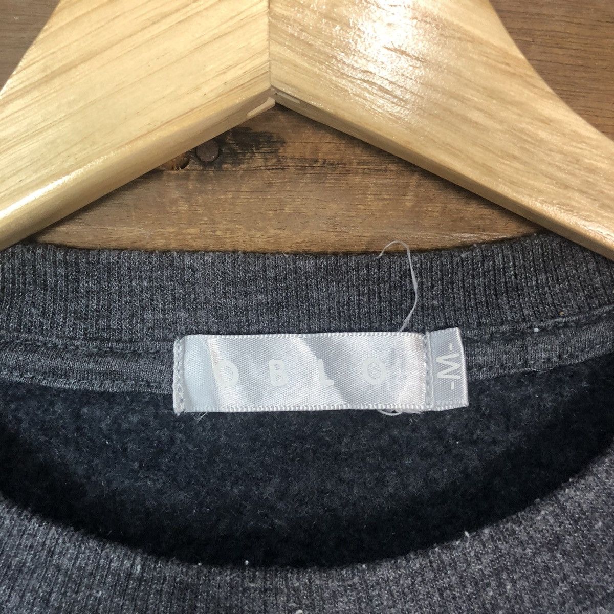 Japanese Brand O.B.L.O japan vintage Grey Sweatshirt #5991 Size M / US 6-8 / IT 42-44 - 8 Thumbnail