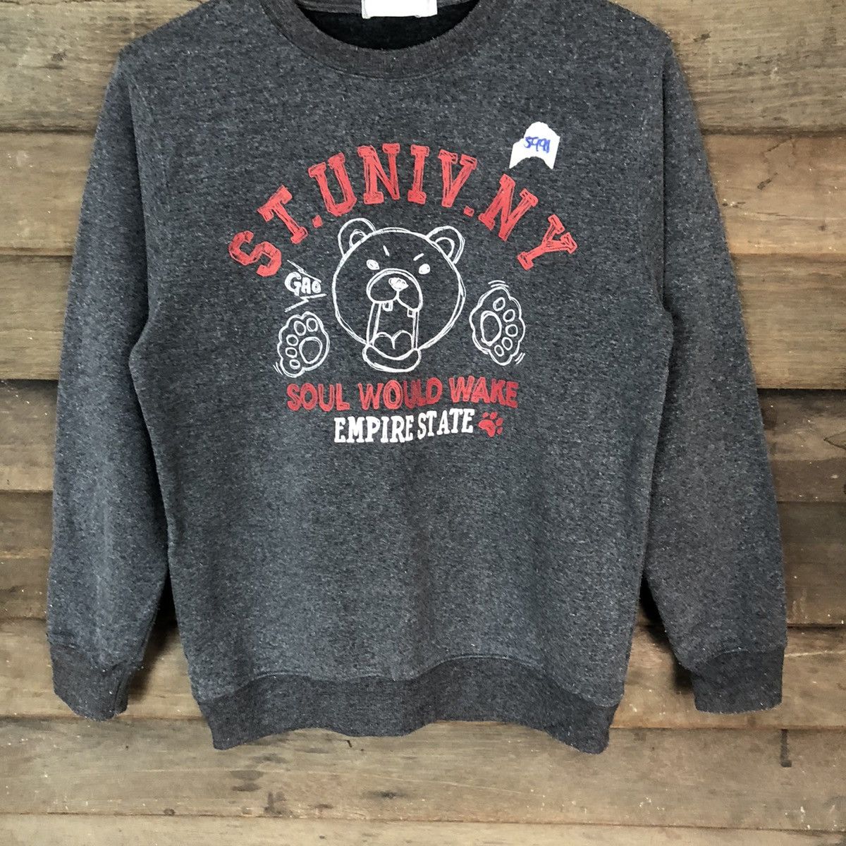 Japanese Brand O.B.L.O japan vintage Grey Sweatshirt #5991 Size M / US 6-8 / IT 42-44 - 3 Thumbnail