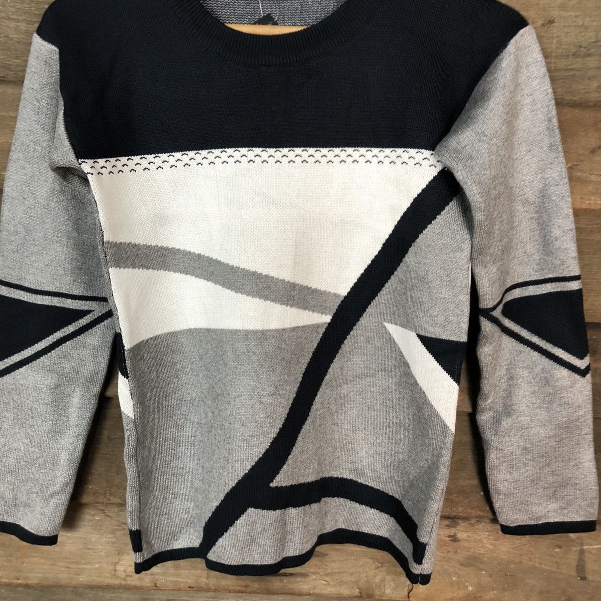 Homespun Knitwear × Japanese Brand Japanese Brand Art Grey Knitwear #5017 Size S / US 4 / IT 40 - 6 Thumbnail
