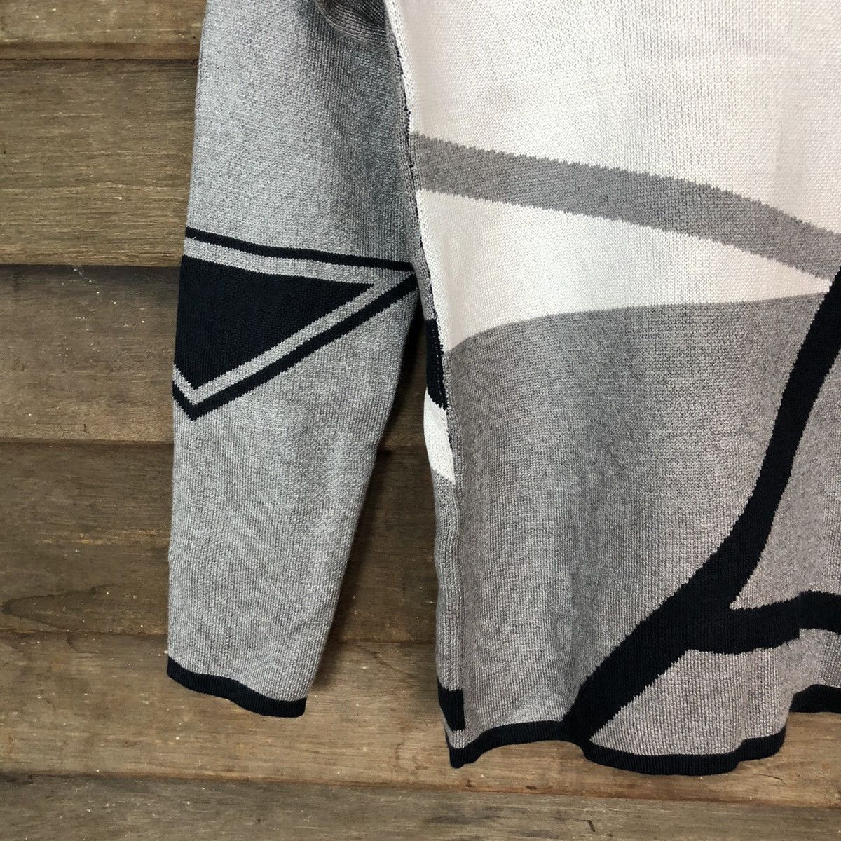Homespun Knitwear × Japanese Brand Japanese Brand Art Grey Knitwear #5017 Size S / US 4 / IT 40 - 4 Thumbnail