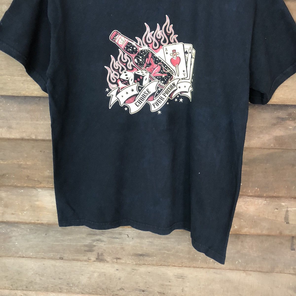 Japanese Brand × Steve And Barrys Steve & Barrys Black T shirt #5066 Size US M / EU 48-50 / 2 - 3 Thumbnail