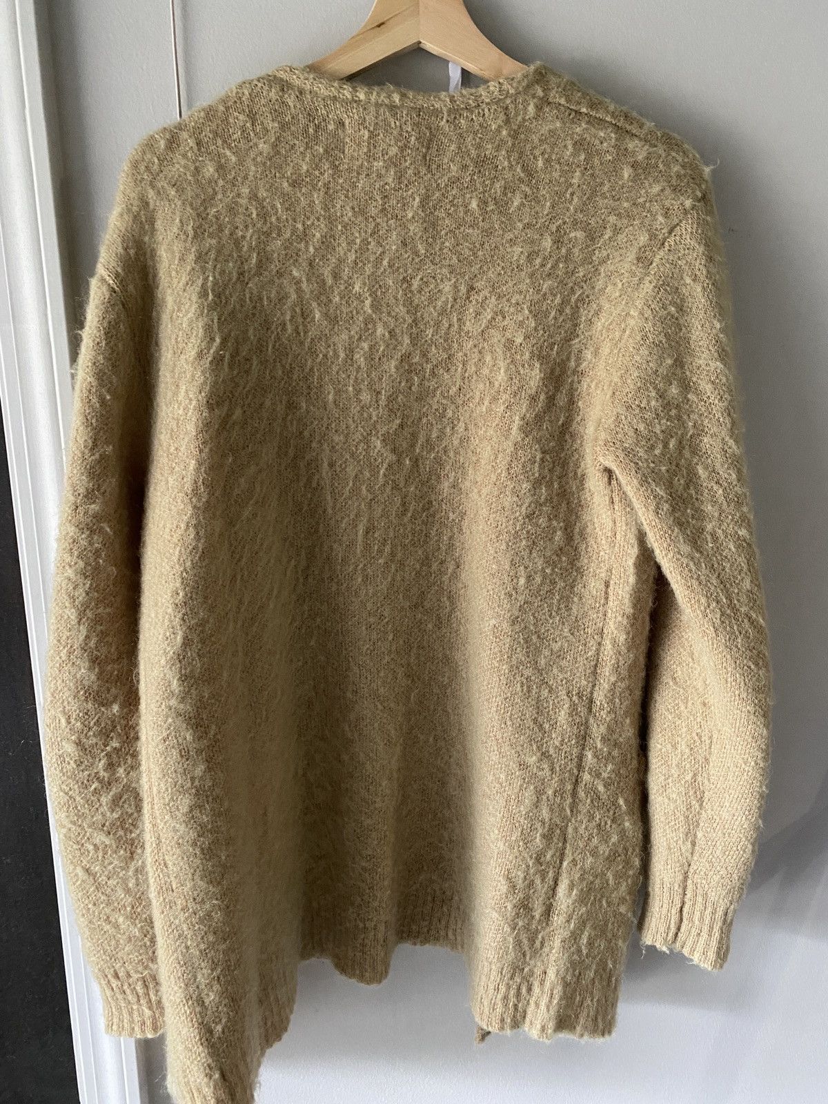 Japanese Brand Checks Downtown Kurt Cobain Honey Mohair Cardigan Size US M / EU 48-50 / 2 - 4 Thumbnail