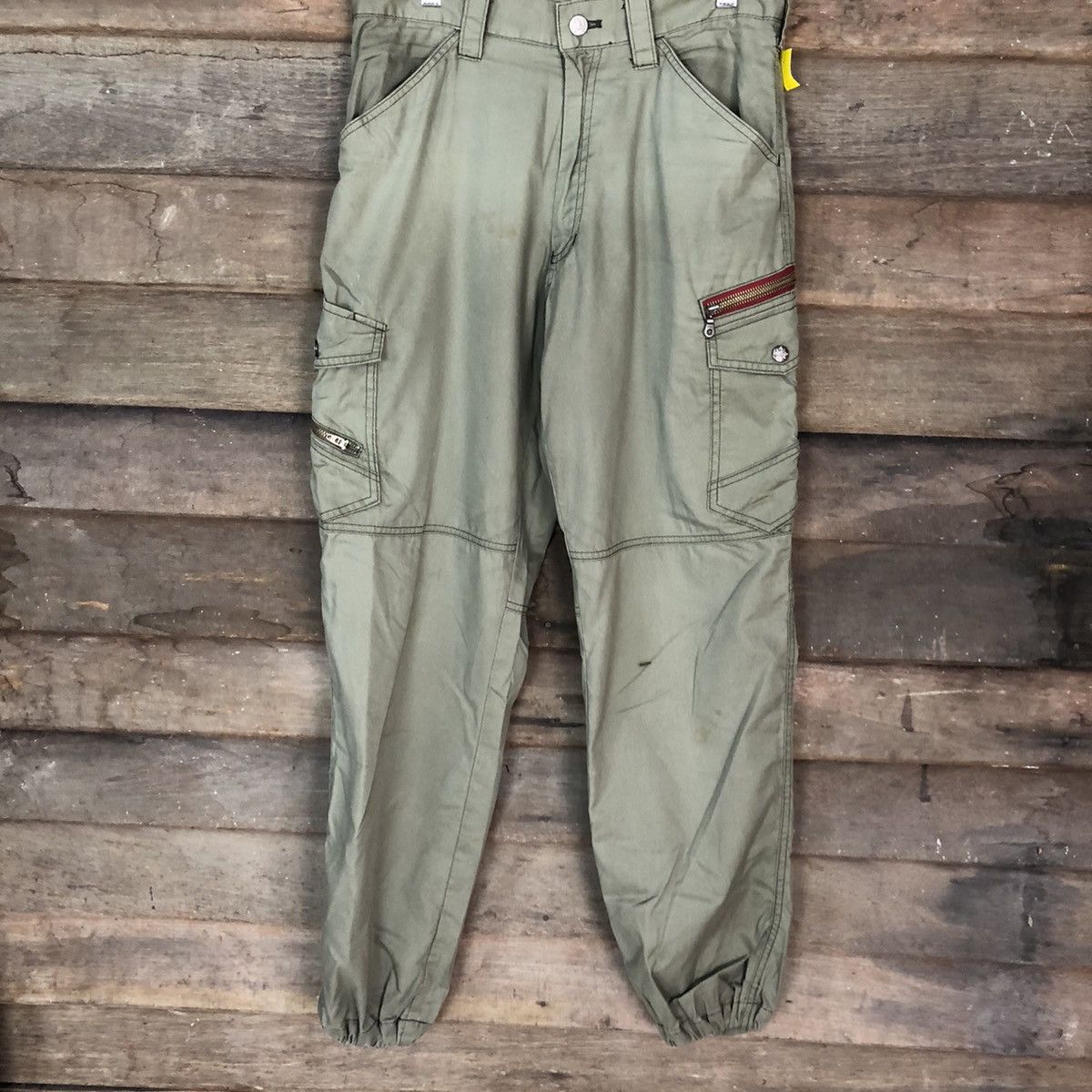 Faded Glory Jawin Green faded tactical utility Cargo Pants #2856 Size US 30 / EU 46 - 3 Thumbnail