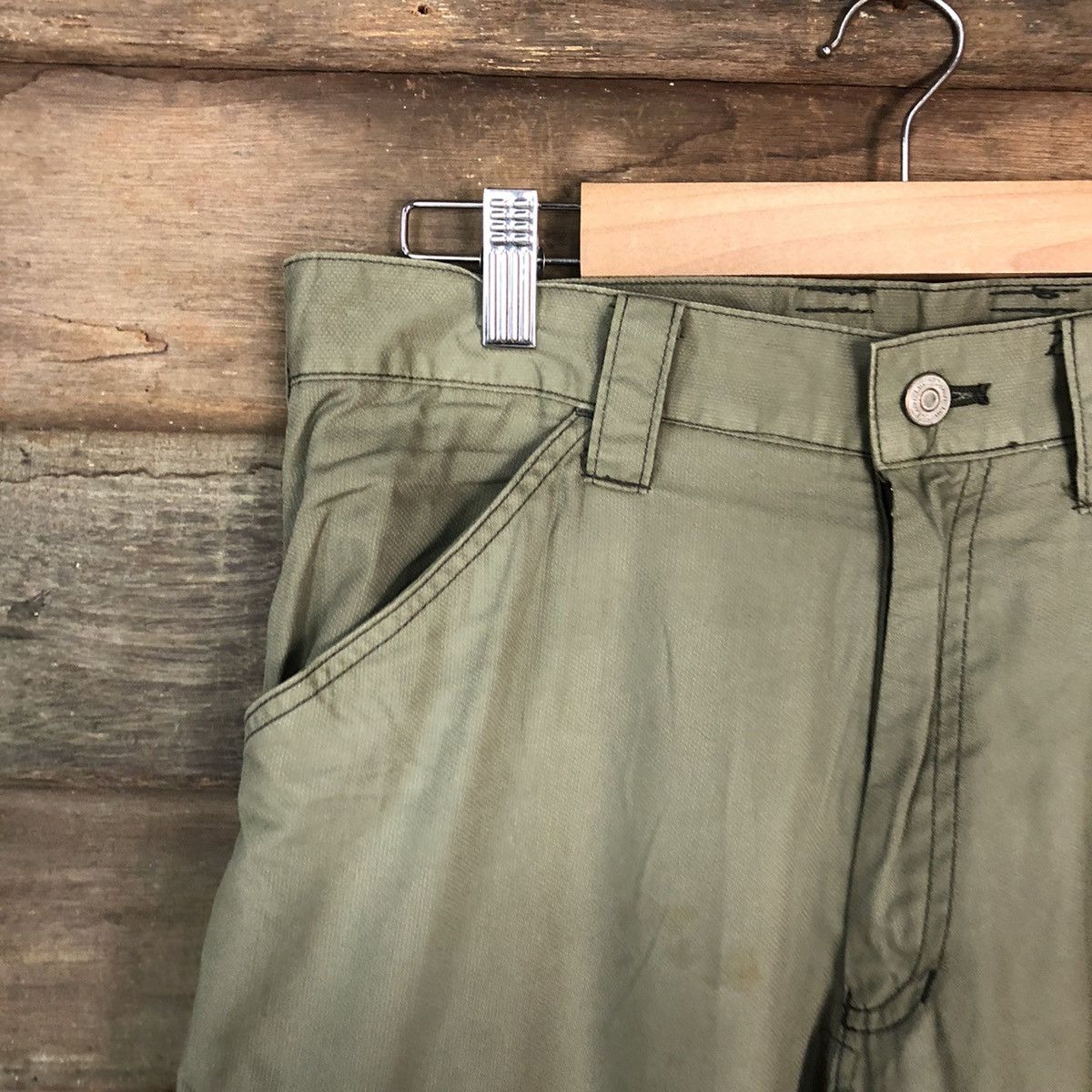 Faded Glory Jawin Green faded tactical utility Cargo Pants #2856 Size US 30 / EU 46 - 4 Thumbnail