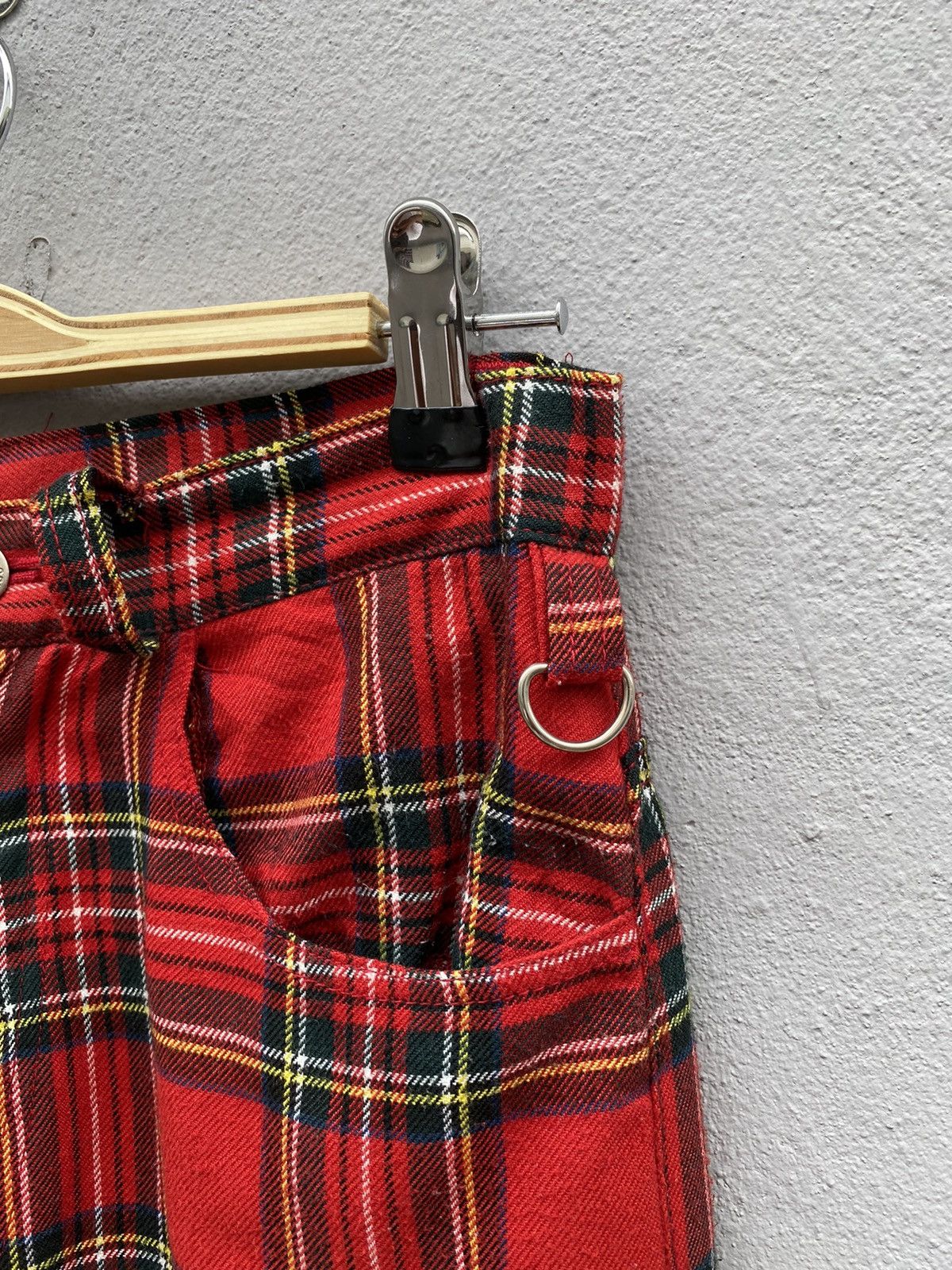 Seditionaries RARE💥Vintage SEXY DYNAMITE LONDON “Red Tartan” Bondage Punk Size US 27 - 12 Thumbnail