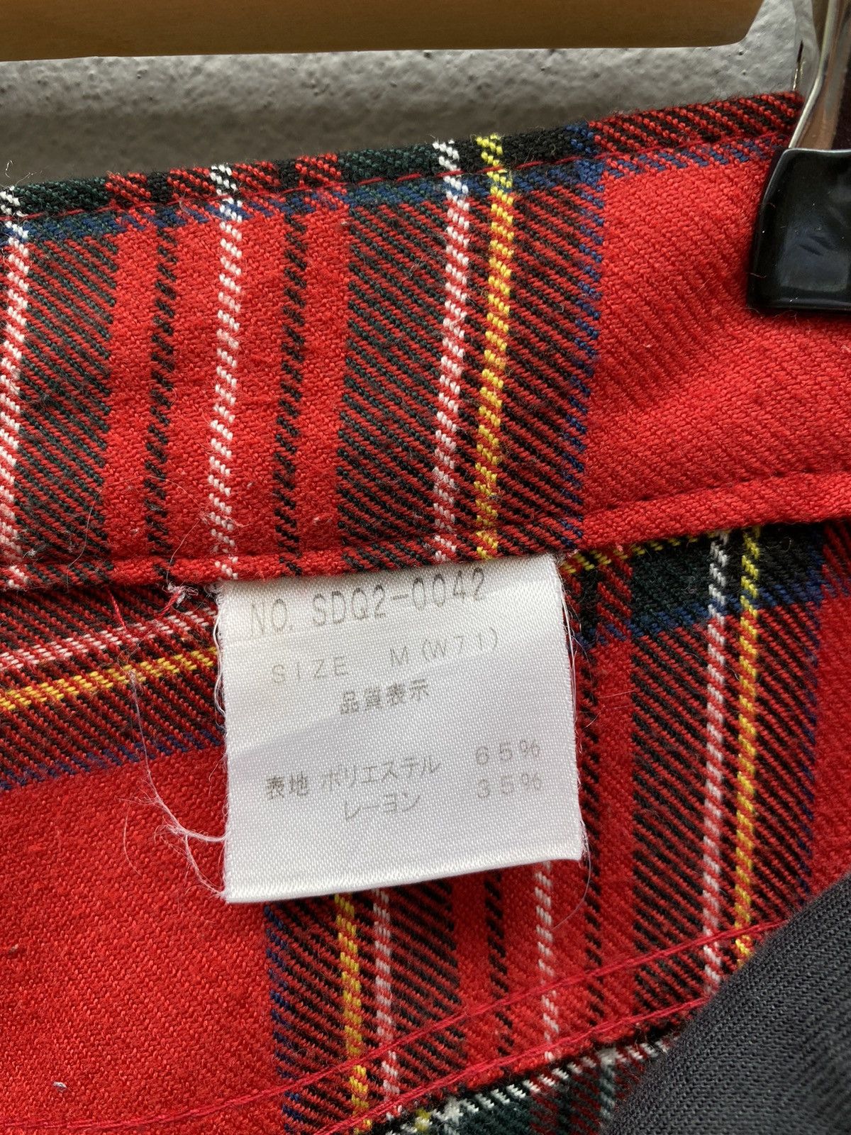 Seditionaries RARE💥Vintage SEXY DYNAMITE LONDON “Red Tartan” Bondage Punk Size US 27 - 14 Thumbnail