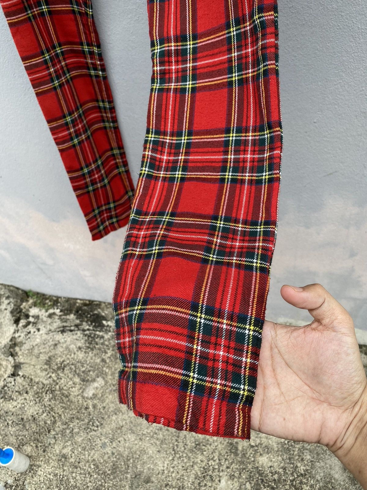 Seditionaries RARE💥Vintage SEXY DYNAMITE LONDON “Red Tartan” Bondage Punk Size US 27 - 9 Thumbnail