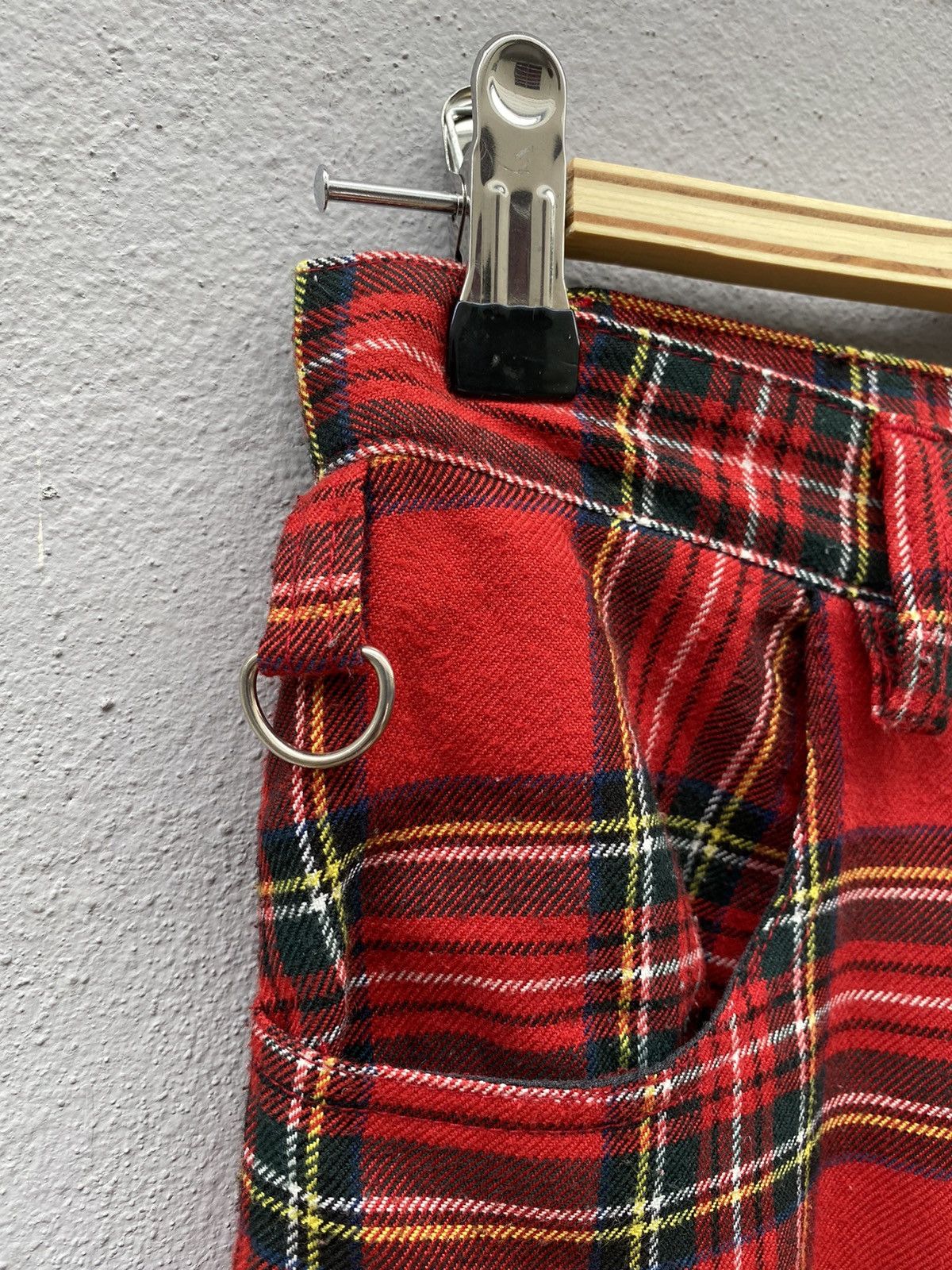 Seditionaries RARE💥Vintage SEXY DYNAMITE LONDON “Red Tartan” Bondage Punk Size US 27 - 13 Thumbnail