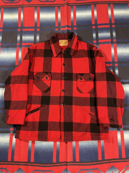 Vintage Vintage 50s Chippewa Woolen Mills Buffalo Plaid Wool