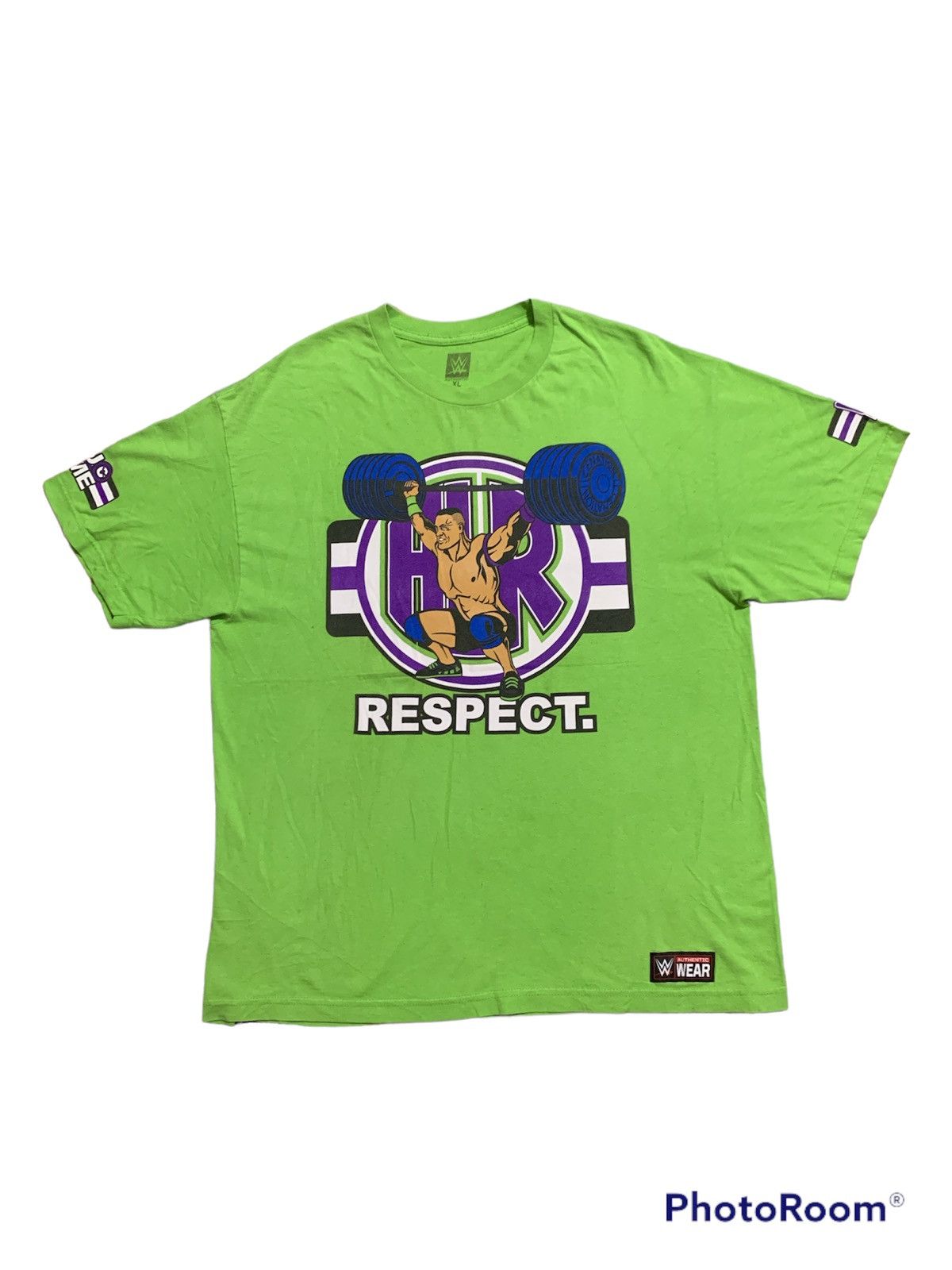 Vintage (T07) wwe authentic john cena respect earn it wrestling tees Size US XL / EU 56 / 4 - 1 Preview