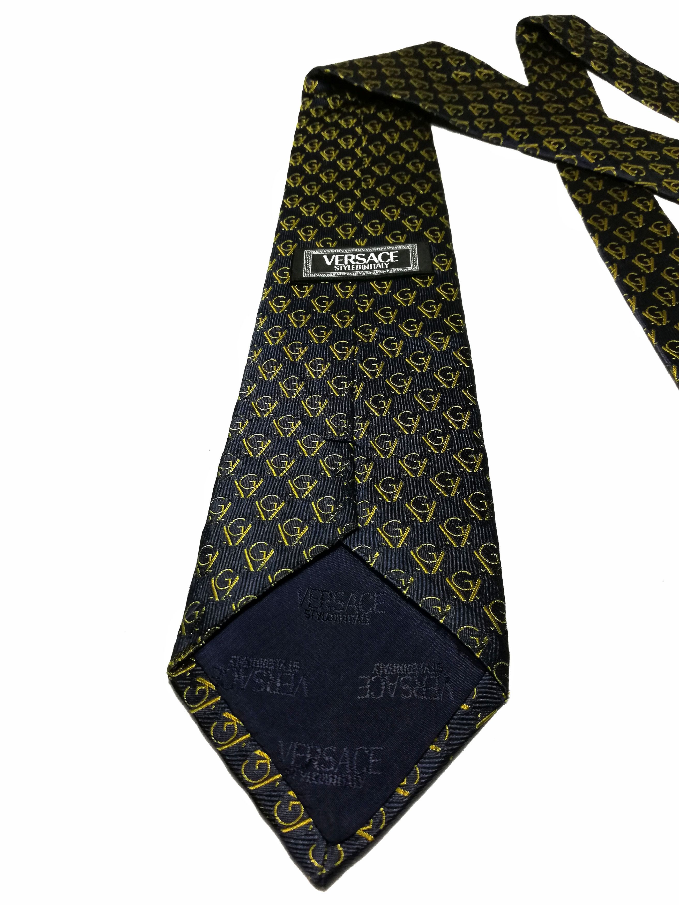 Versace × Versus Versace 🔥Versace Styledinitaly Silk Imported Fabric From Italy Tie Size ONE SIZE - 2 Thumbnail