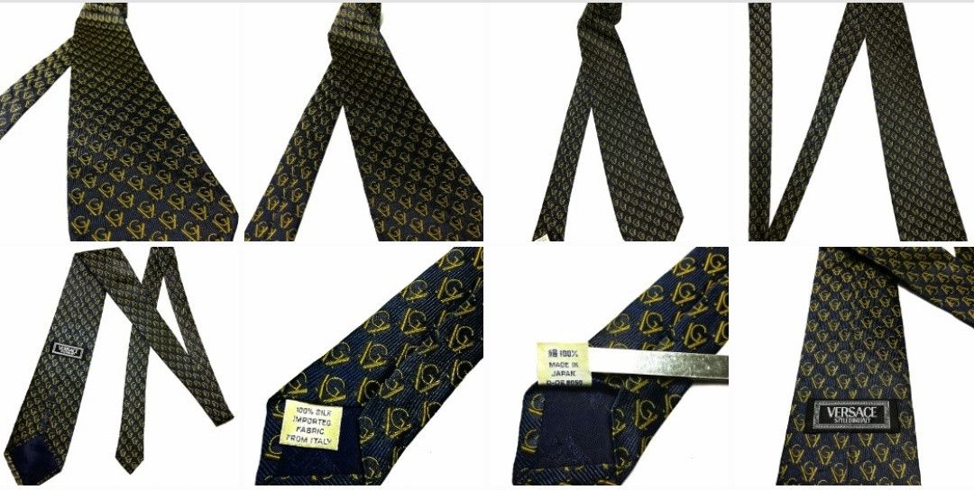 Versace × Versus Versace 🔥Versace Styledinitaly Silk Imported Fabric From Italy Tie Size ONE SIZE - 11 Thumbnail